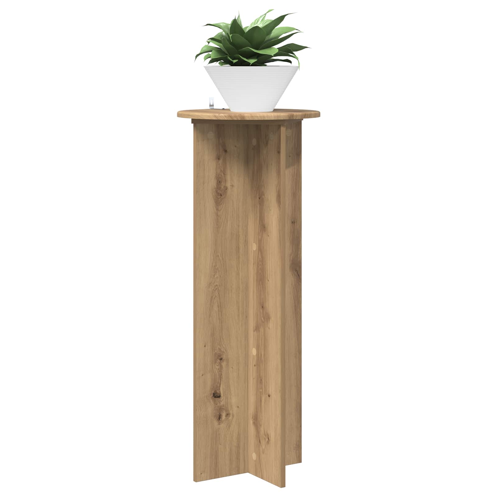 Supporto per piante 2 pz Rovere Artigianale Ø40 x 100 cm
