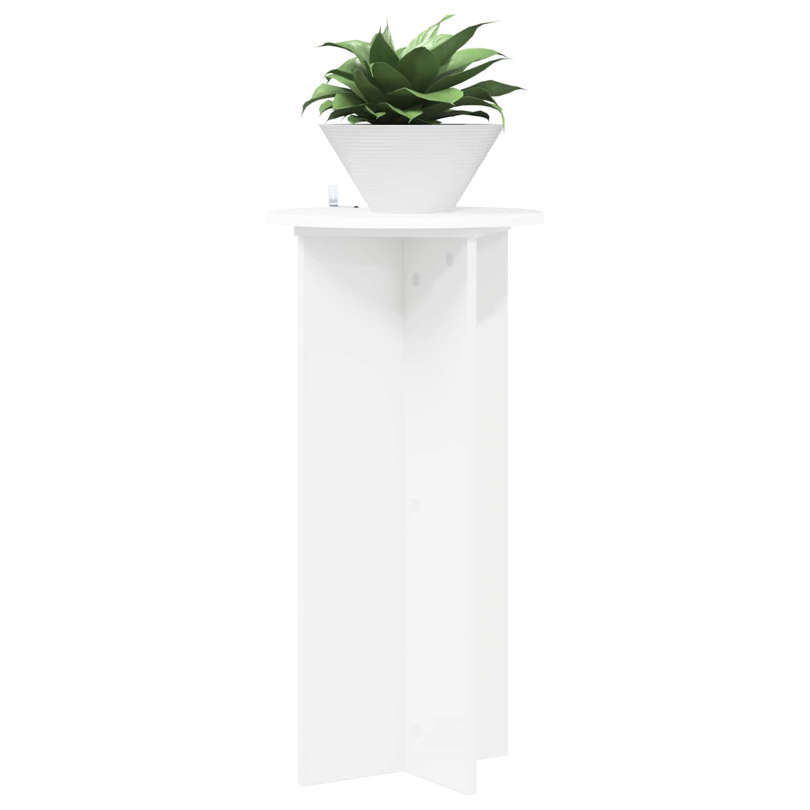 Supporto per piante 2 pz Bianco Ø40 x 80 cm