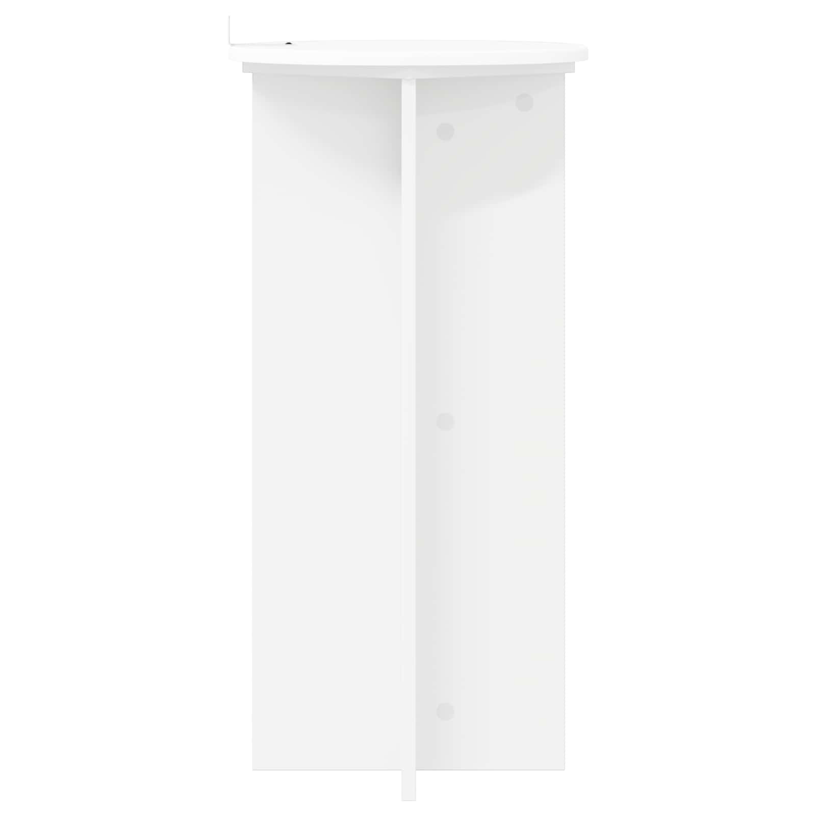 Supporto per piante 2 pz Bianco Ø40 x 80 cm