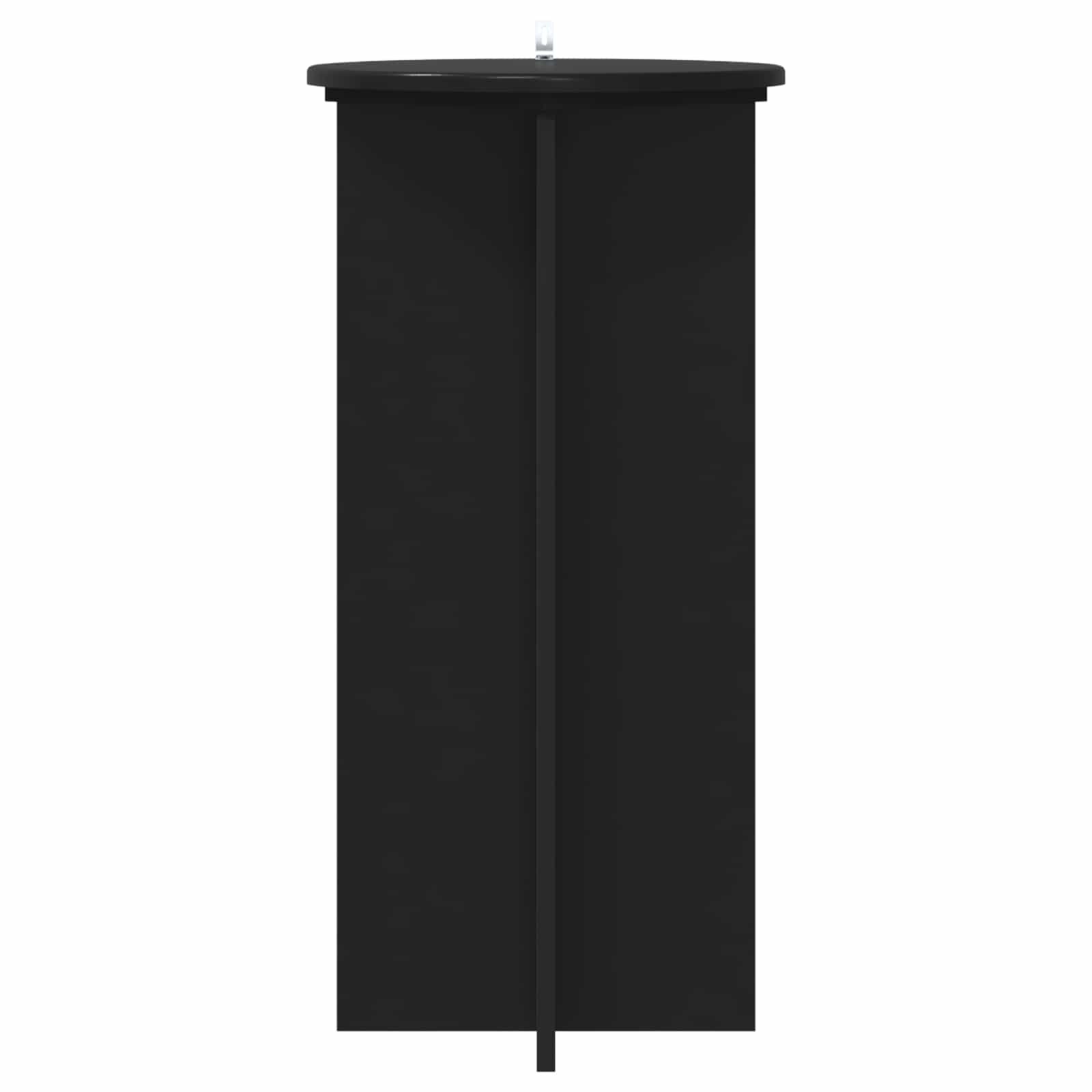 Supporto per piante 2 pz Nero 40 x 40 x 80 cm