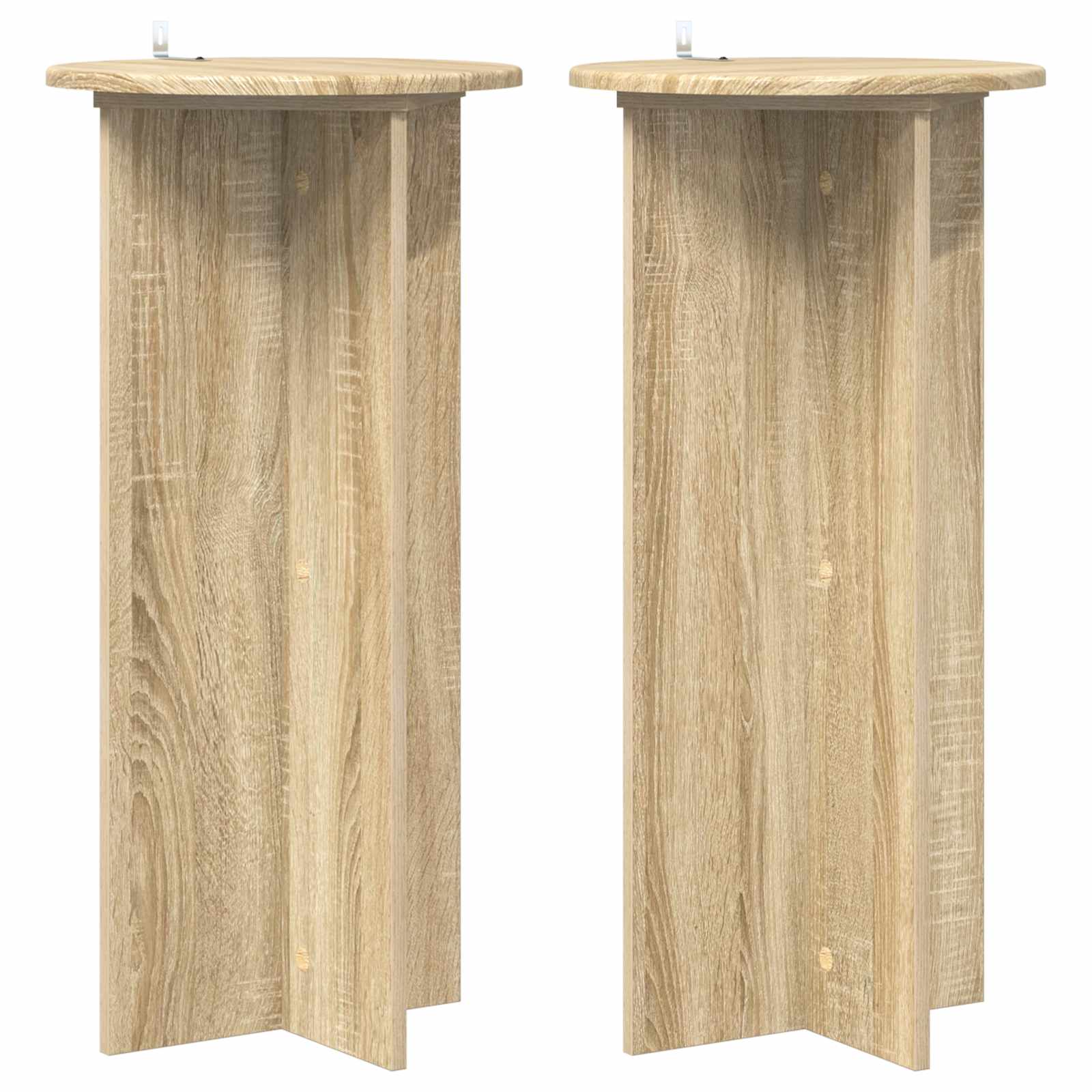 Supporto per piante 2 pz Rovere Sonoma 40 x 40 x 80 cm