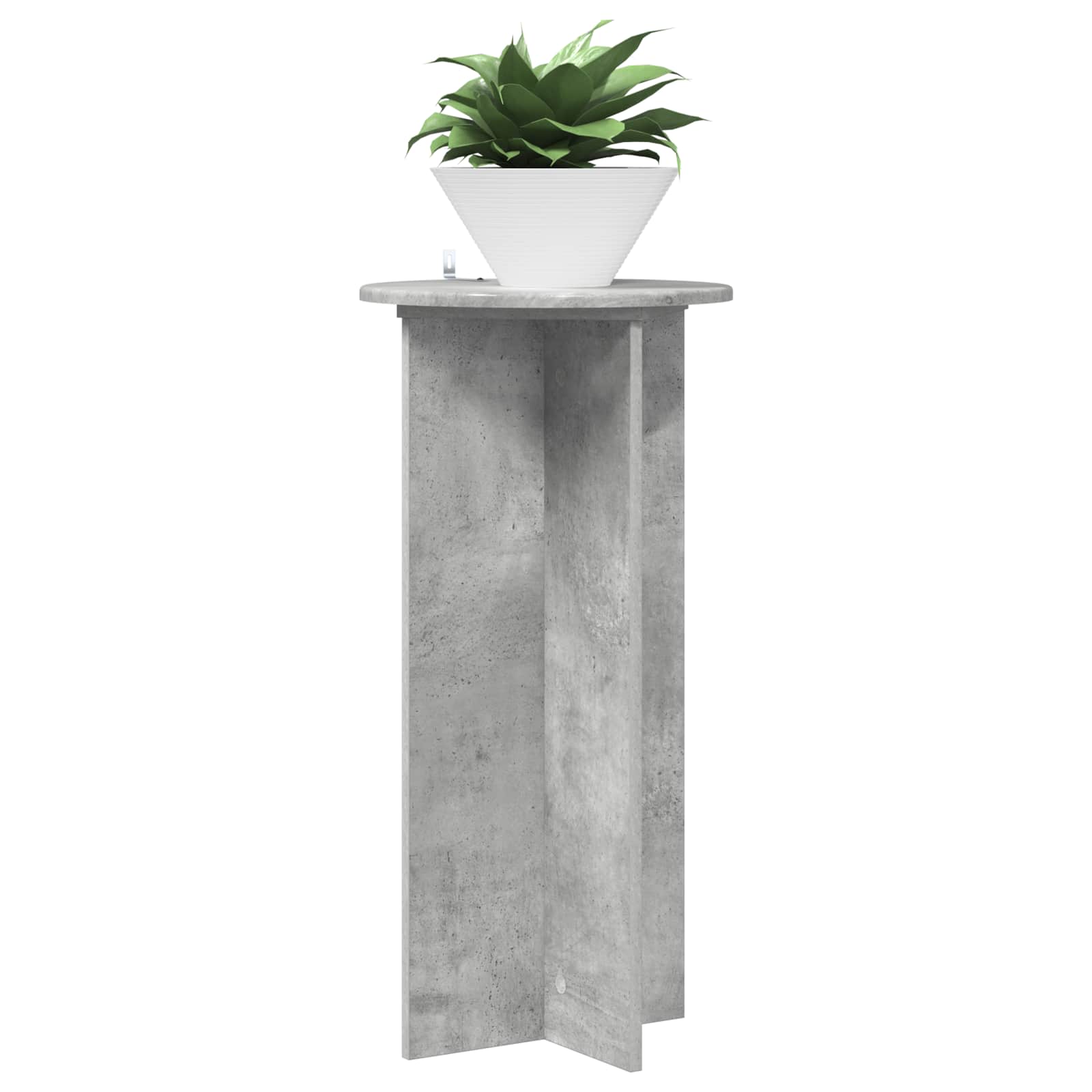 Supporto per piante 2 pz Grigio Cemento 40 x 40 x 80 cm