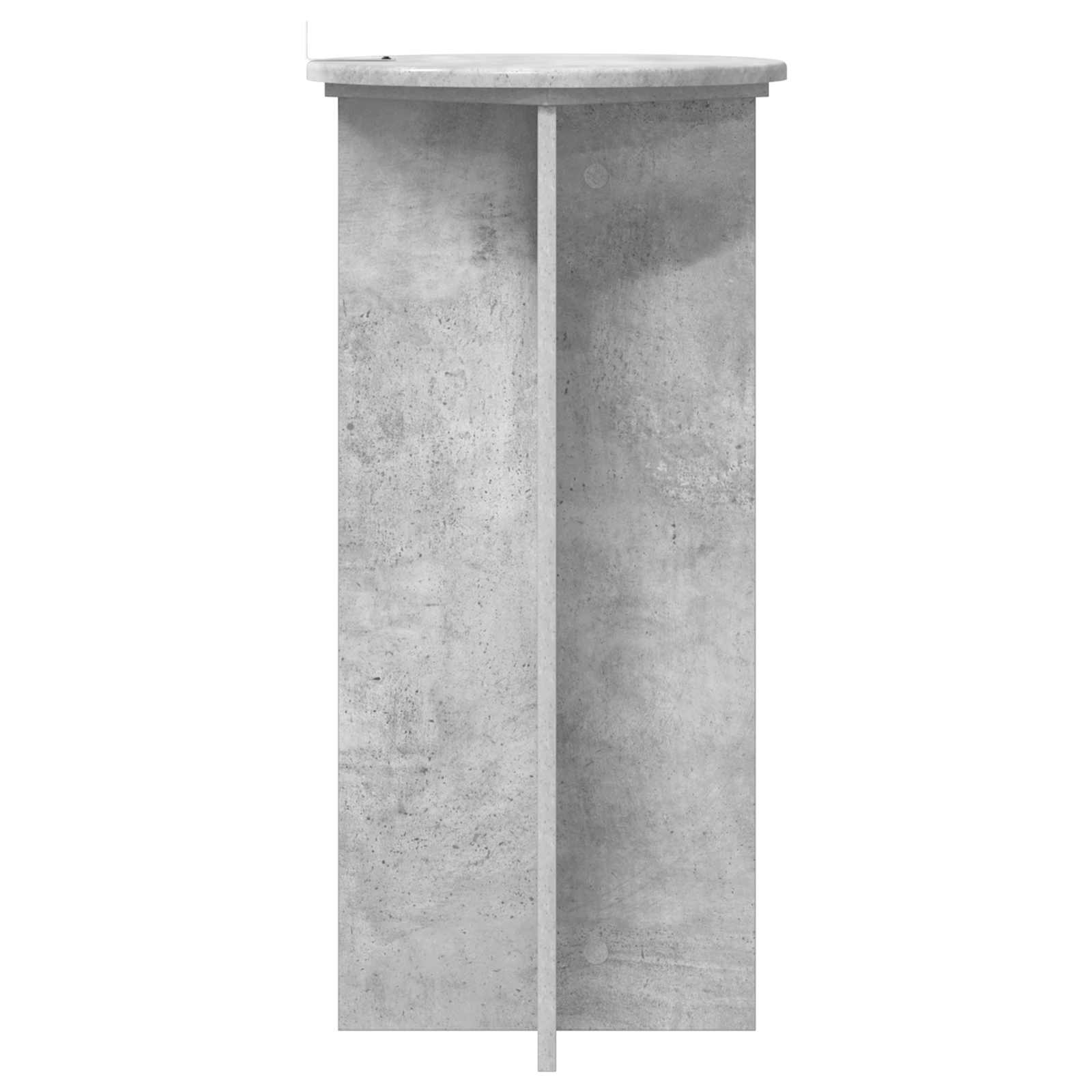Supporto per piante 2 pz Grigio Cemento 40 x 40 x 80 cm