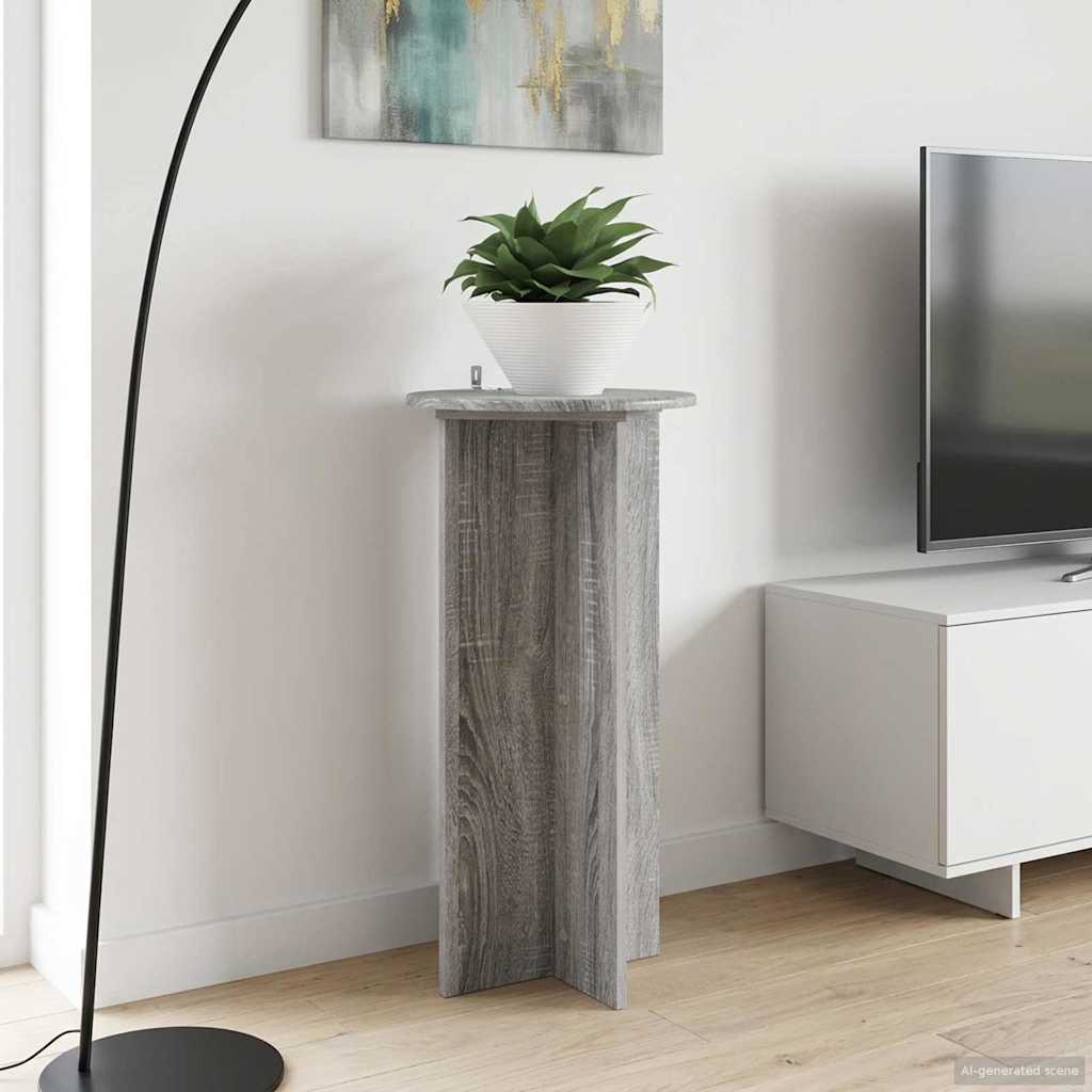 Supporto per piante 2 pz Grigio Sonoma 40 x 40 x 80 cm