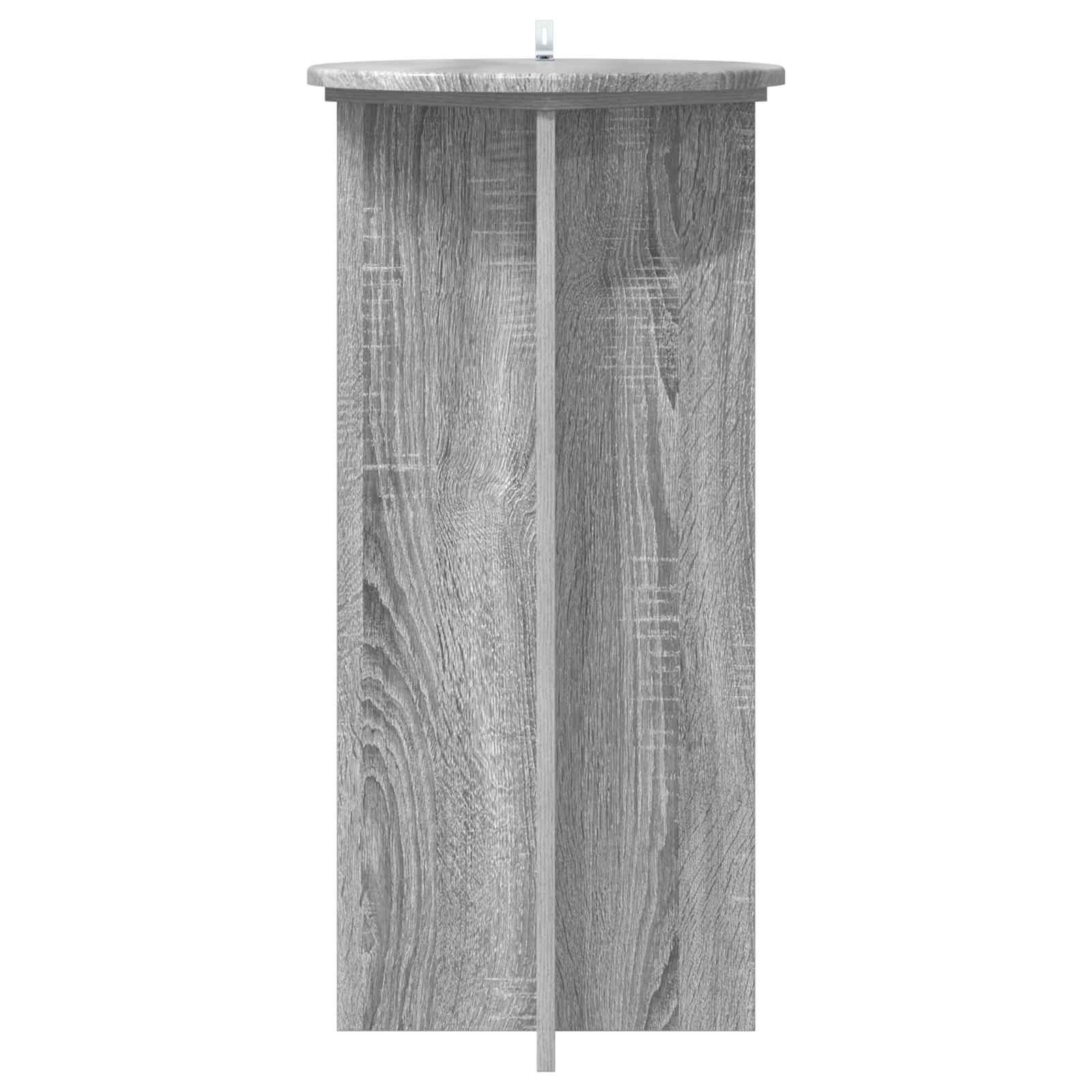 Supporto per piante 2 pz Grigio Sonoma 40 x 40 x 80 cm