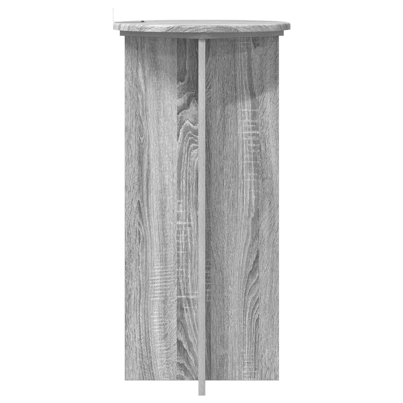 Supporto per piante 2 pz Grigio Sonoma 40 x 40 x 80 cm