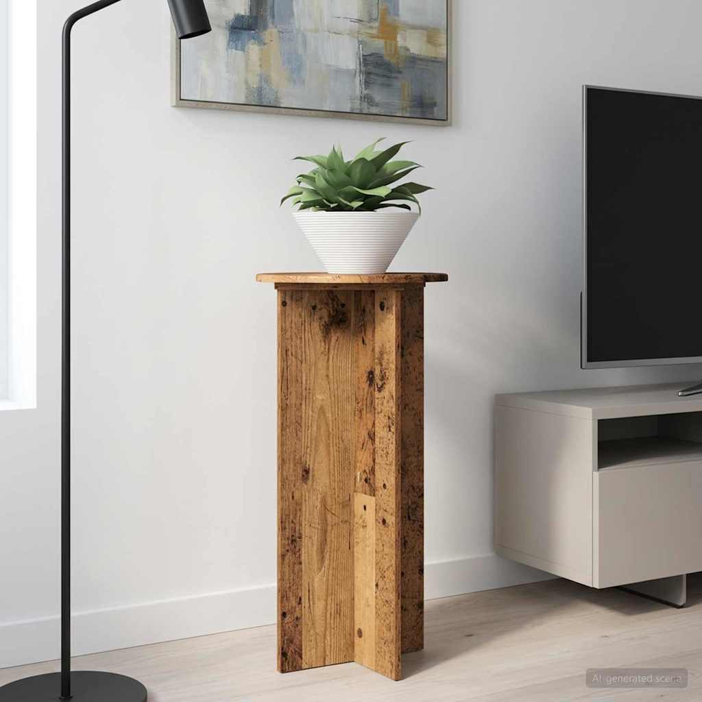 Supporto per piante 2 pz Legno antico 40 x 40 x 80 cm