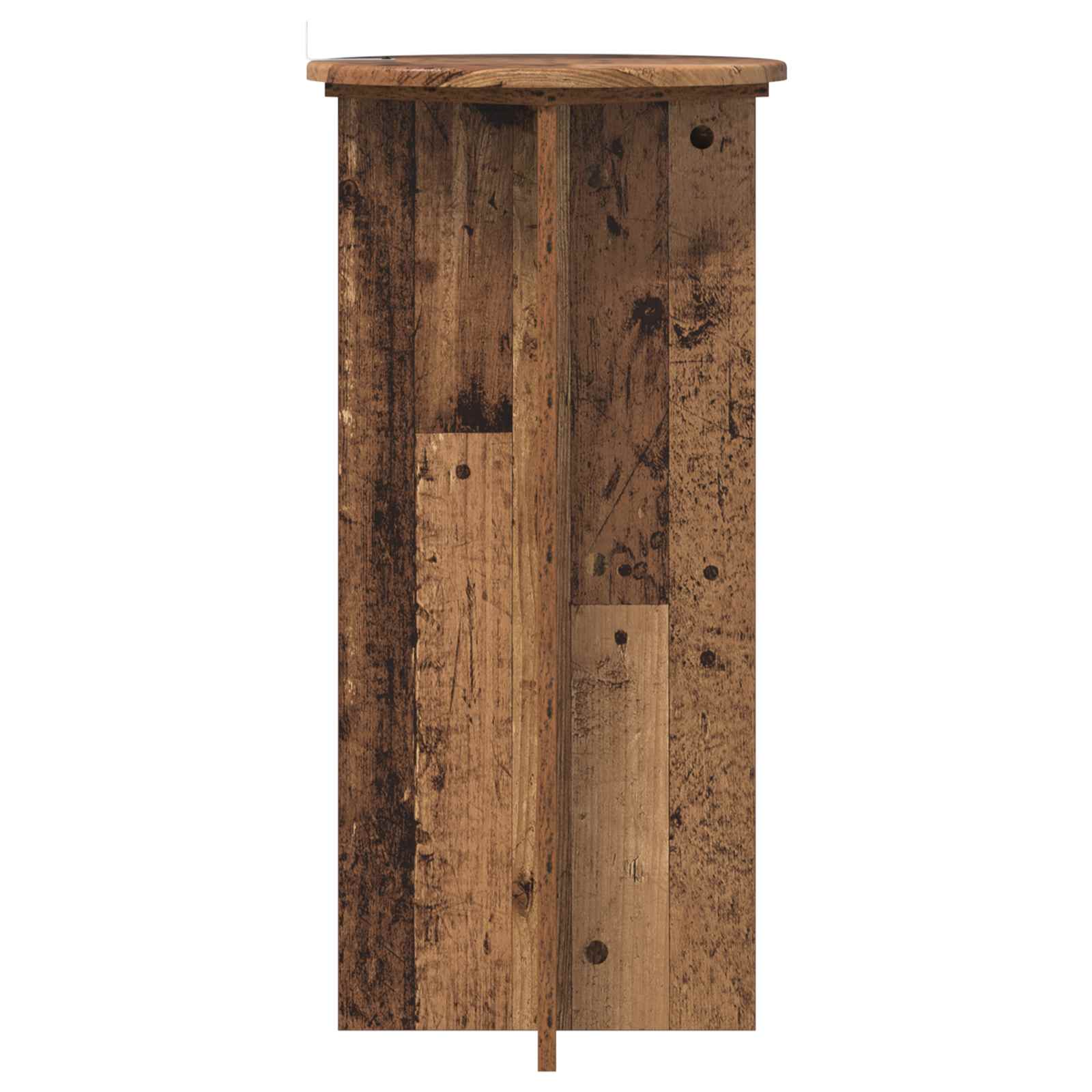 Supporto per piante 2 pz Legno antico 40 x 40 x 80 cm