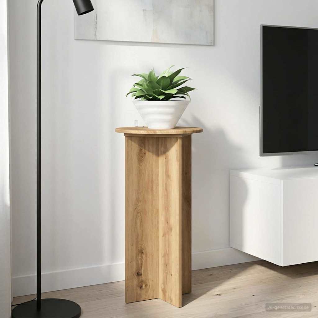 Supporto per piante 2 pz Rovere Artigianale 40 x 40 x 80 cm