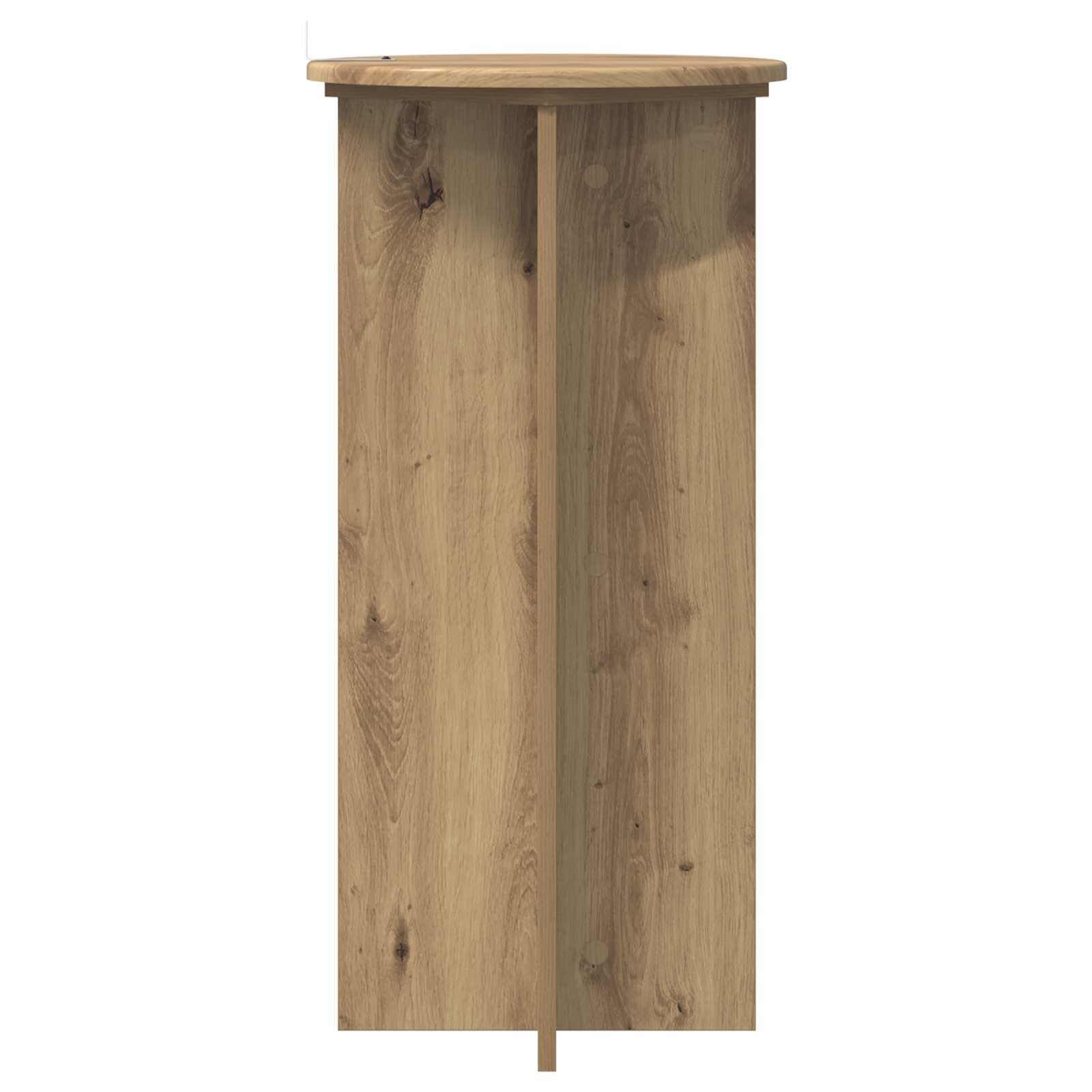 Supporto per piante 2 pz Rovere Artigianale 40 x 40 x 80 cm