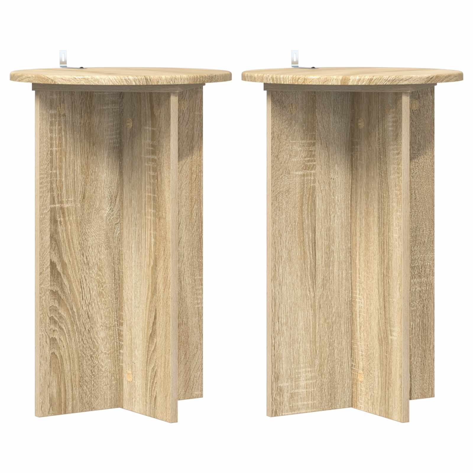 Supporto per piante 2 pz Rovere Sonoma Ø40 x 60 cm
