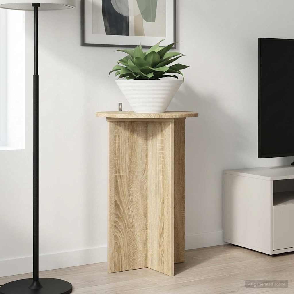 Supporto per piante 2 pz Rovere Sonoma Ø40 x 60 cm