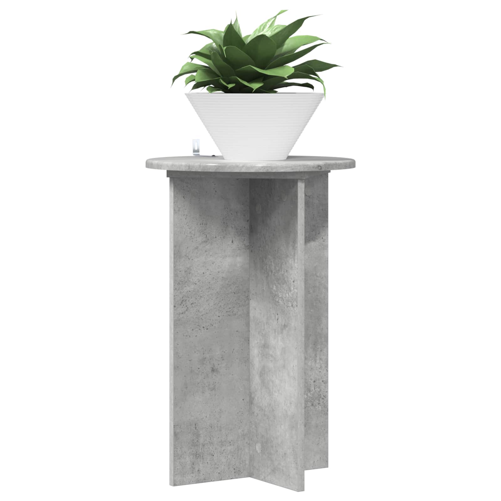 Supporto per piante 2 pz Grigio Cemento Ø40 x 60 cm
