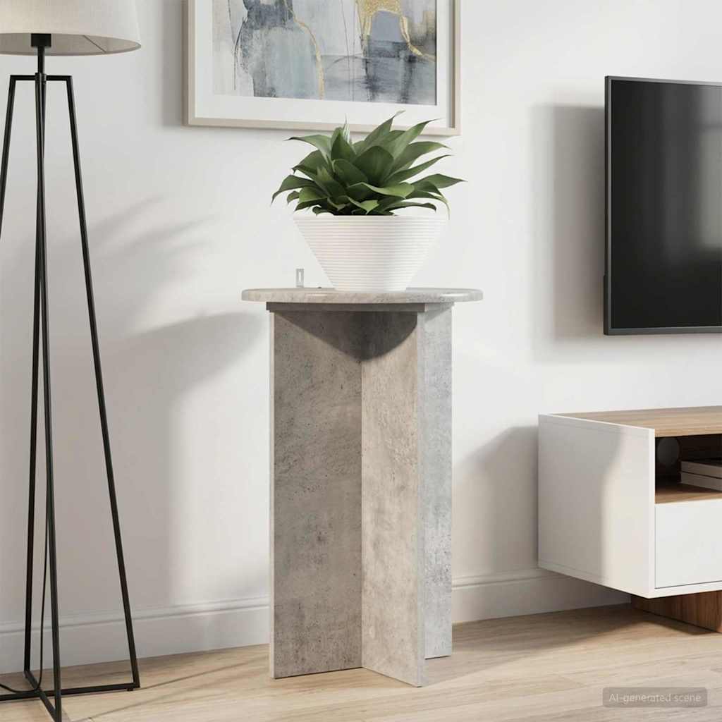 Supporto per piante 2 pz Grigio Cemento Ø40 x 60 cm