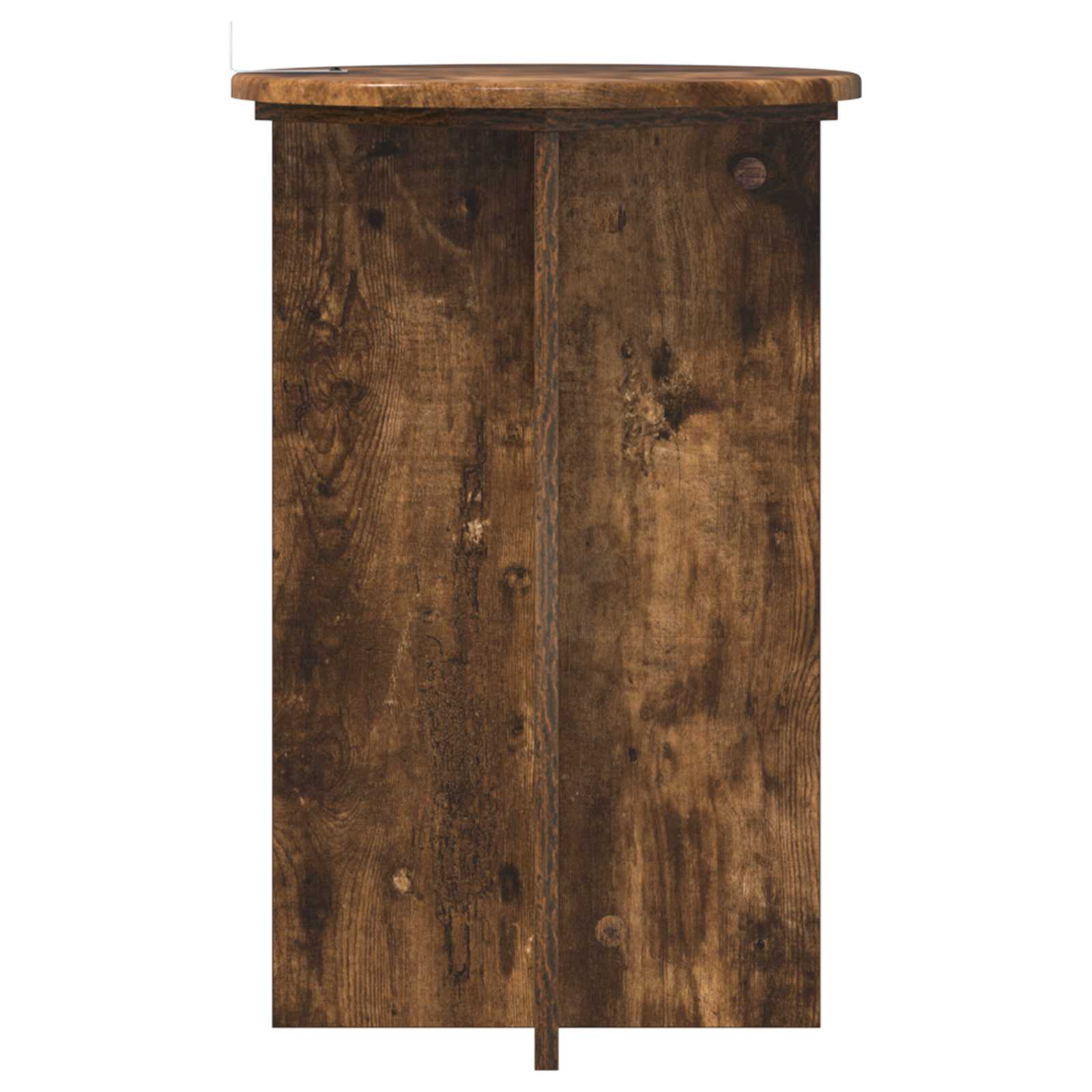 Supporto per piante 2 pz Rovere Fumo Ø40 x 60 cm