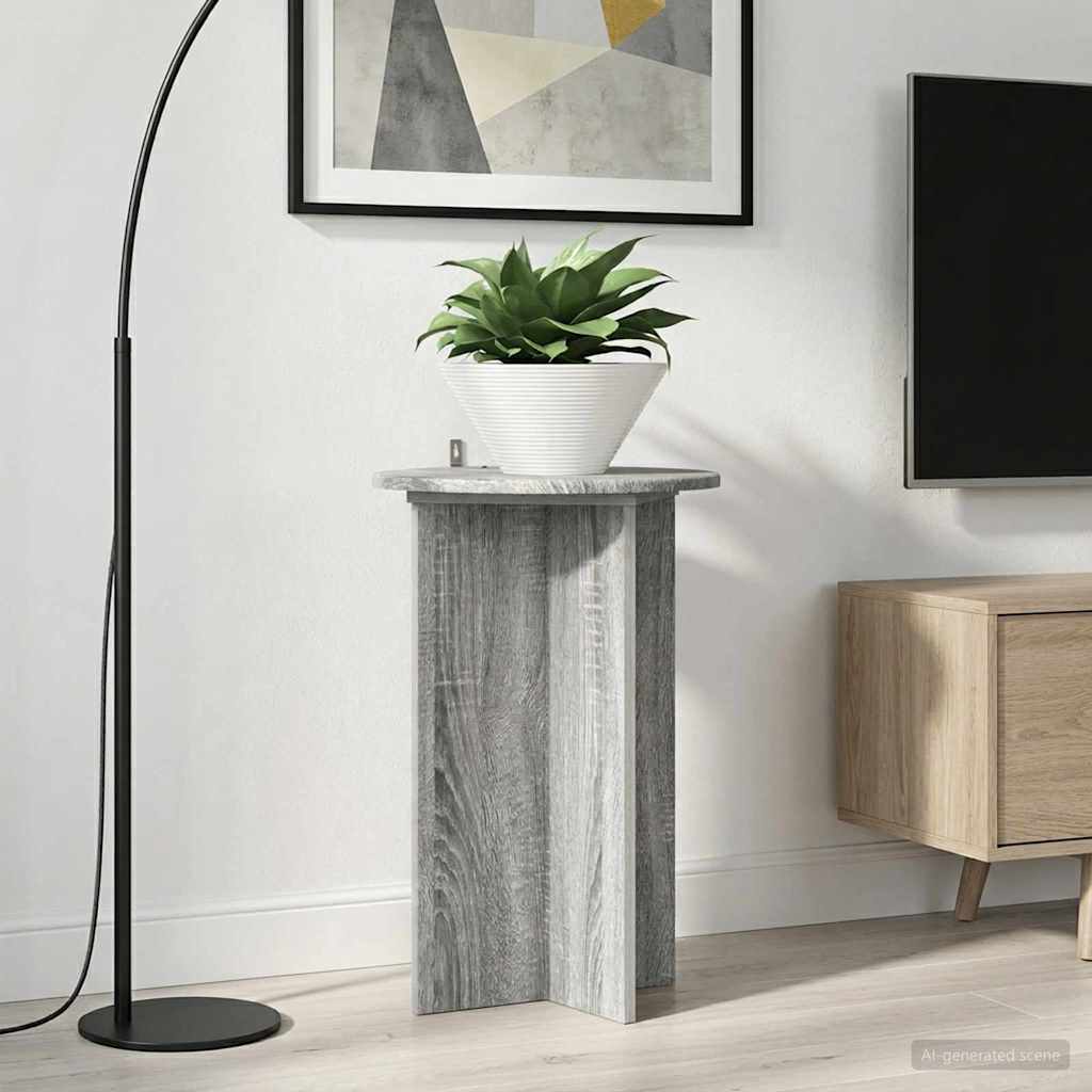 Supporto per piante 2 pz Grigio Sonoma Ø40 x 60 cm