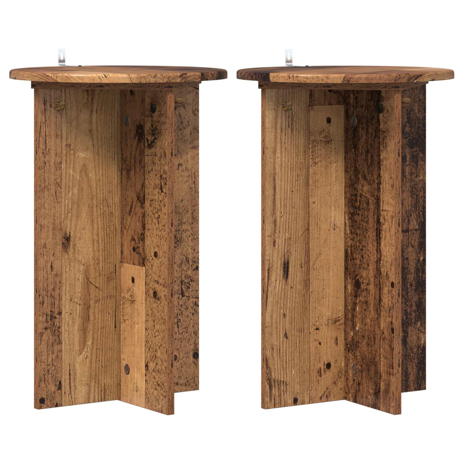 Supporto per piante 2 pz Legno antico Ø40 x 60 cm