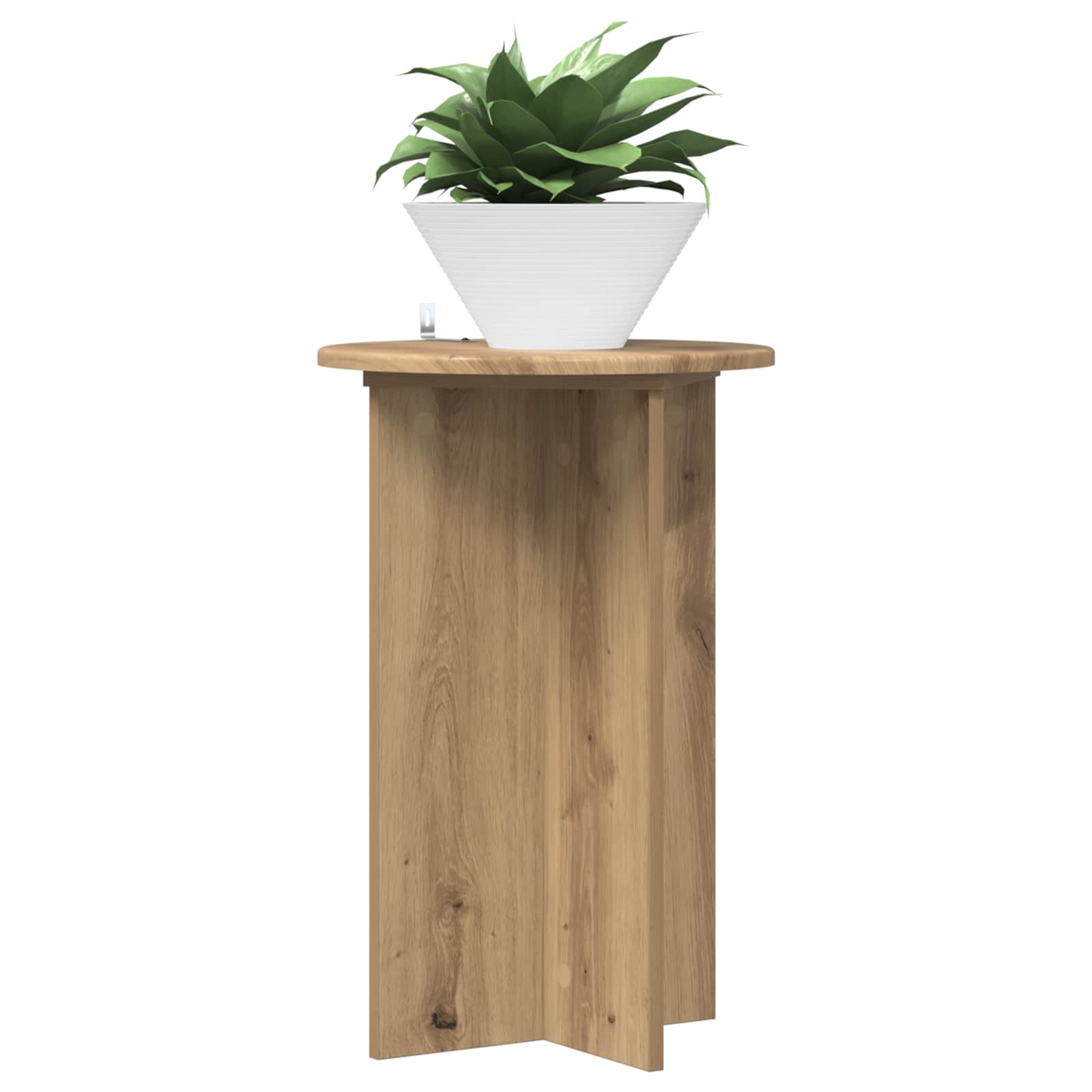 Supporto per piante 2 pz Rovere Artigianale Ø40 x 60 cm