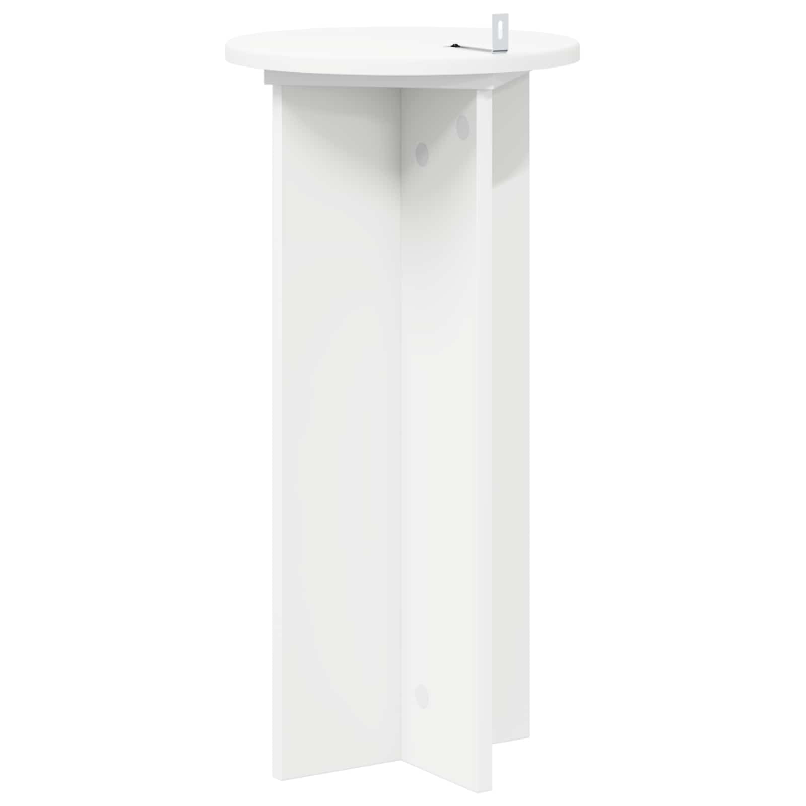 Supporto per piante 2 pz Bianco Ø29,5 x 60 cm