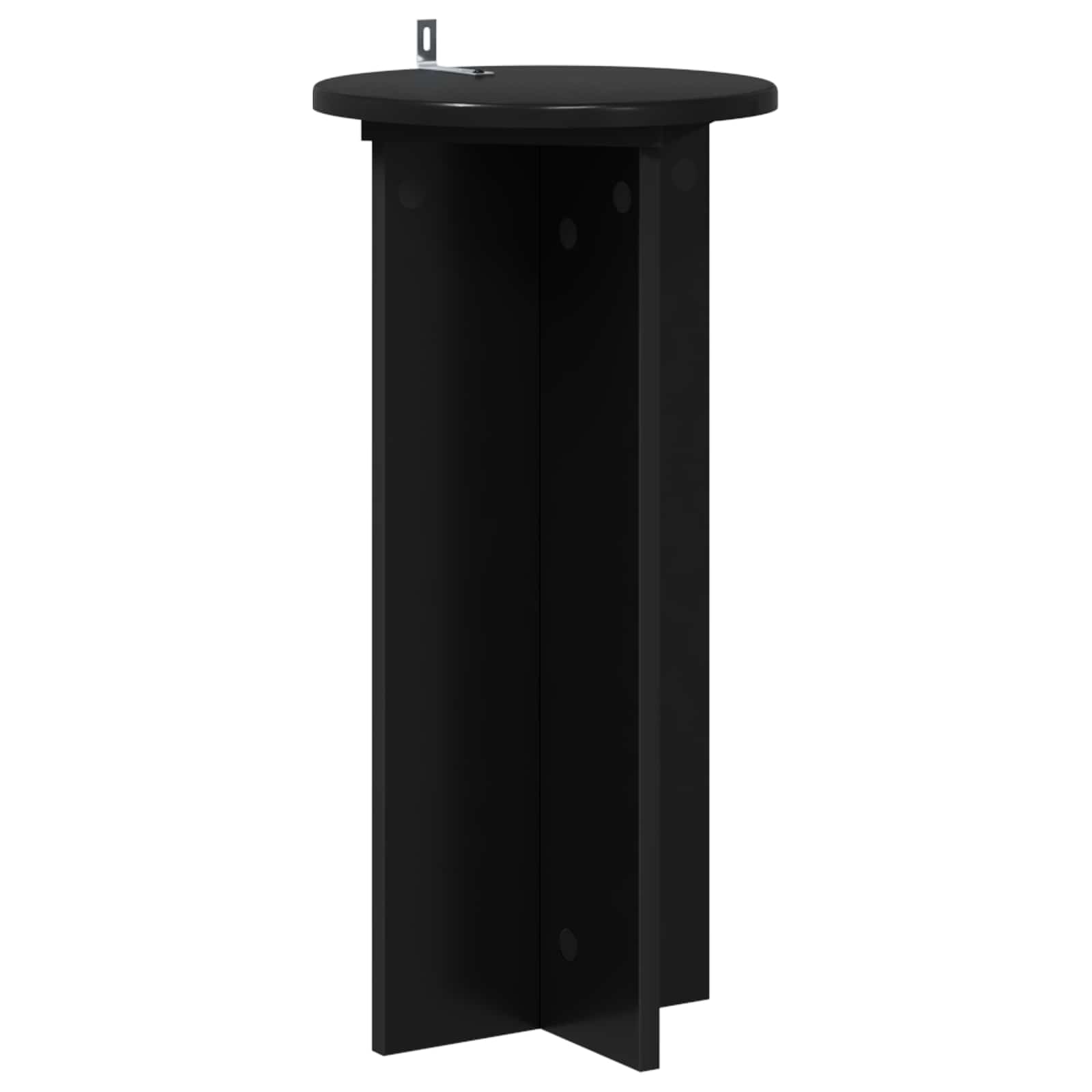 Supporto per piante 2 pz Nero 29,5 x 29,5 x 60 cm