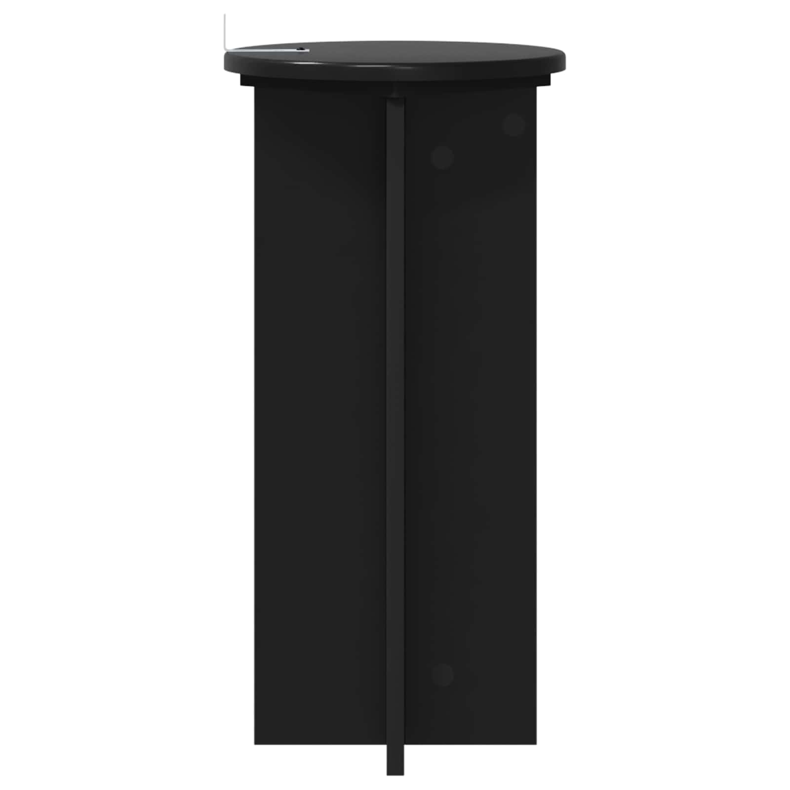 Supporto per piante 2 pz Nero 29,5 x 29,5 x 60 cm