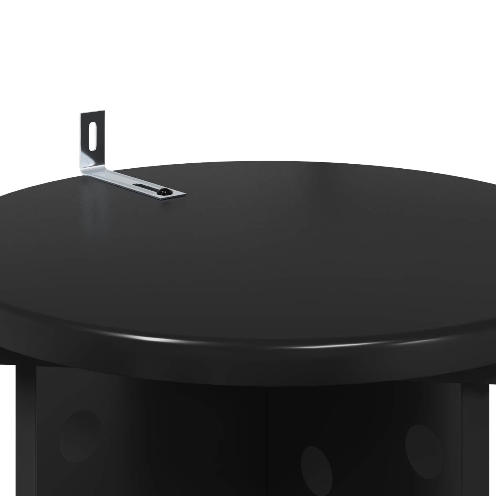 Supporto per piante 2 pz Nero 29,5 x 29,5 x 60 cm
