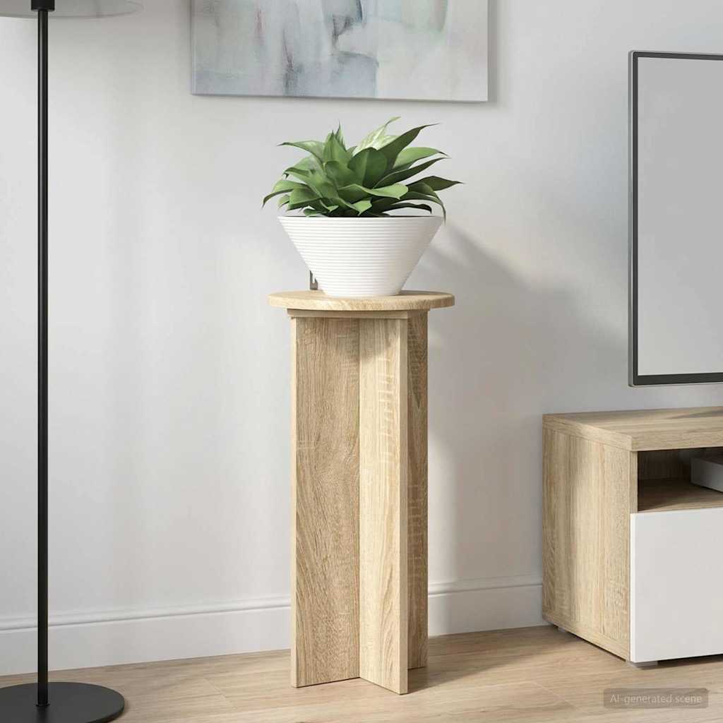 Supporto per piante 2 pz Rovere Sonoma 29,5 x 29,5 x 60 cm