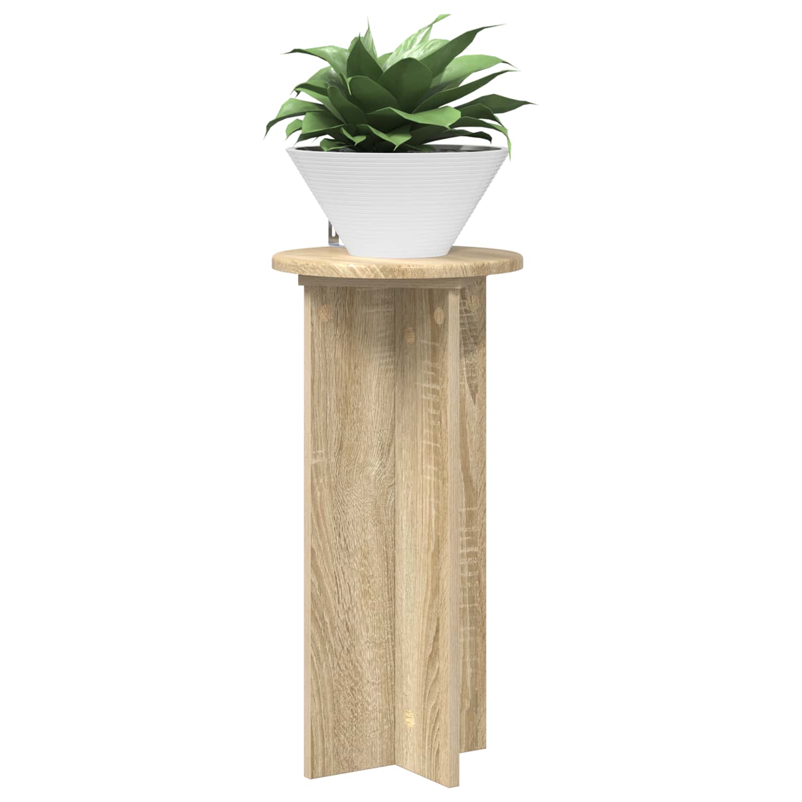 Supporto per piante 2 pz Rovere Sonoma 29,5 x 29,5 x 60 cm