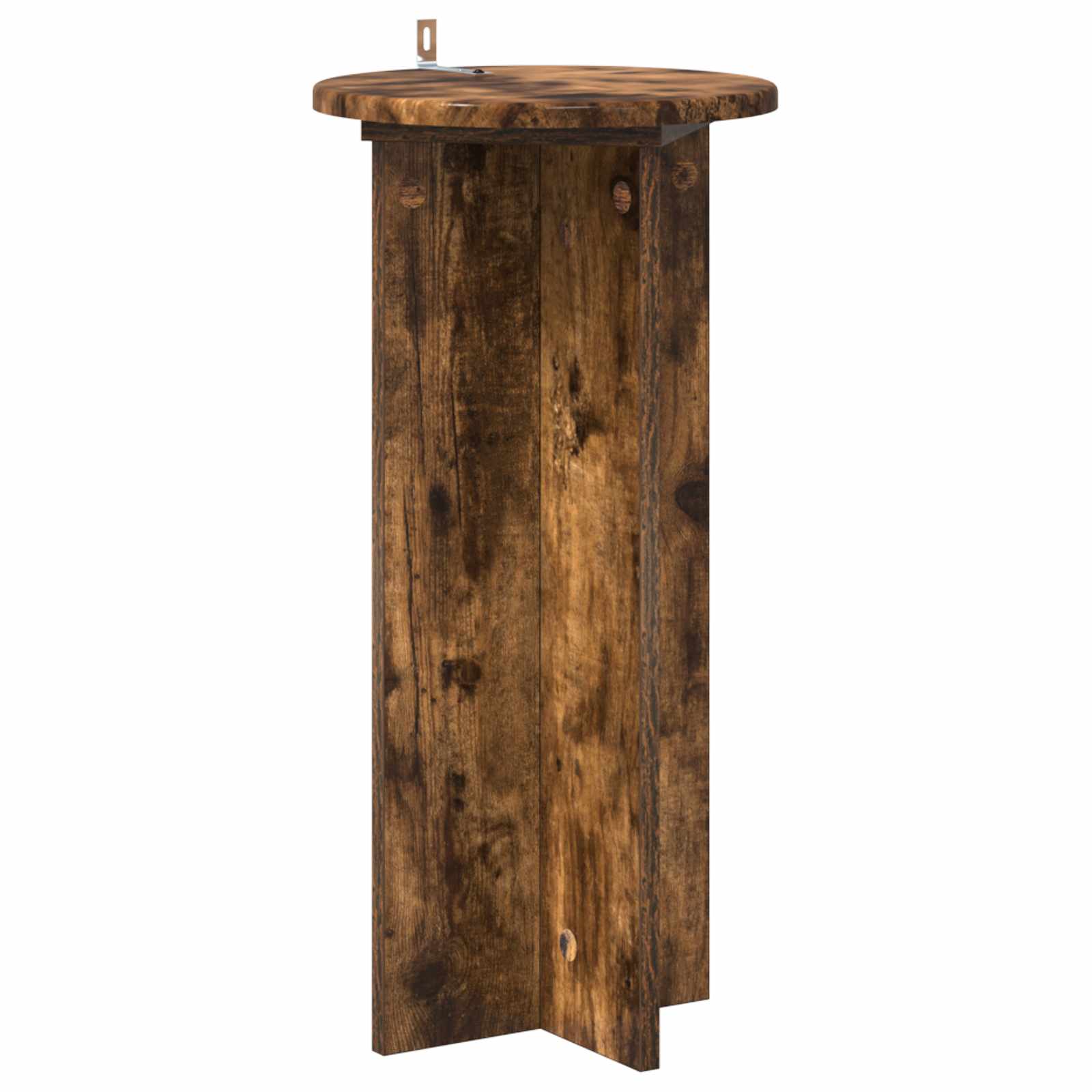 Supporto per piante 2 pz Rovere Fumo 29,5 x 29,5 x 60 cm