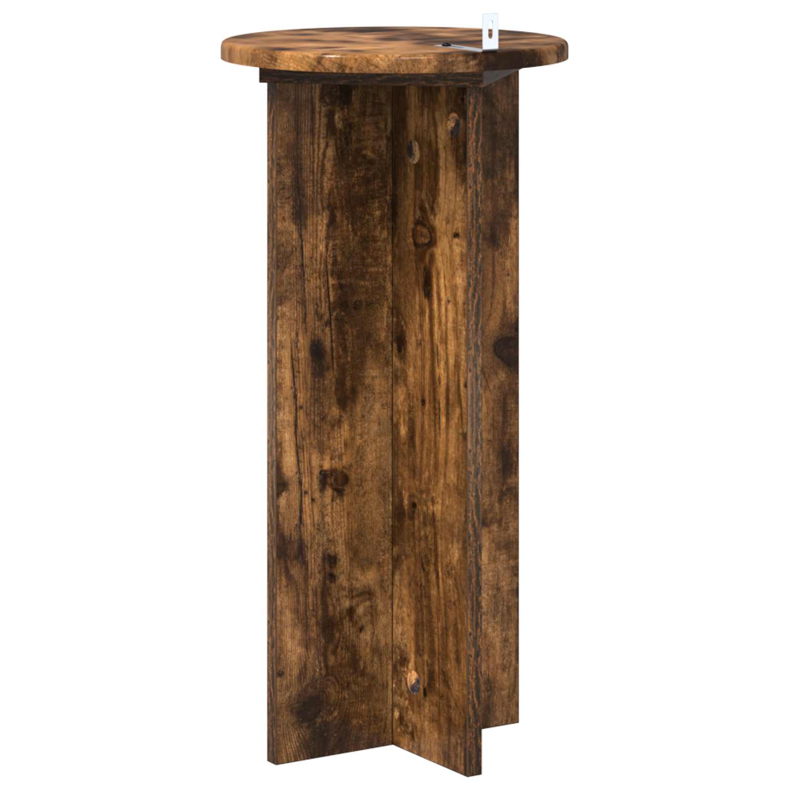 Supporto per piante 2 pz Rovere Fumo 29,5 x 29,5 x 60 cm