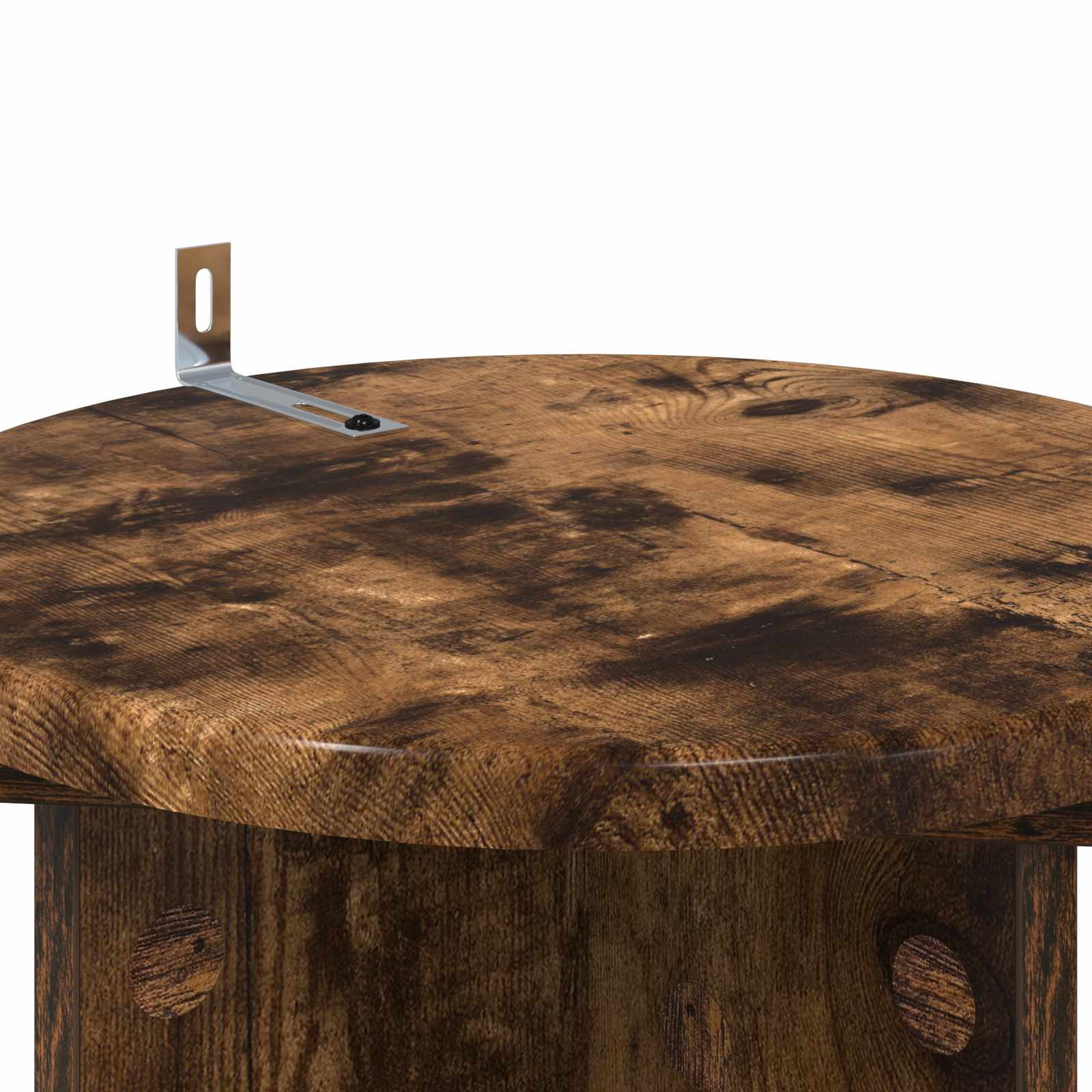 Supporto per piante 2 pz Rovere Fumo 29,5 x 29,5 x 60 cm