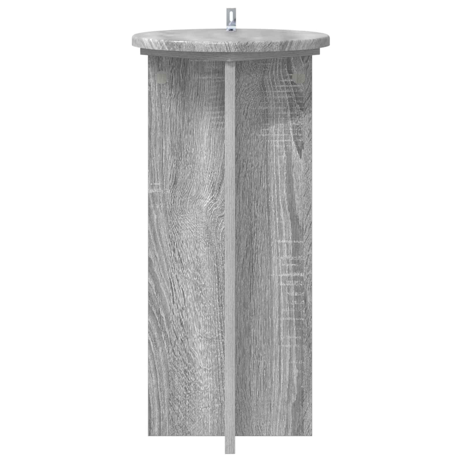 Supporto per piante 2 pz Grigio Sonoma 29,5 x 29,5 x 60 cm