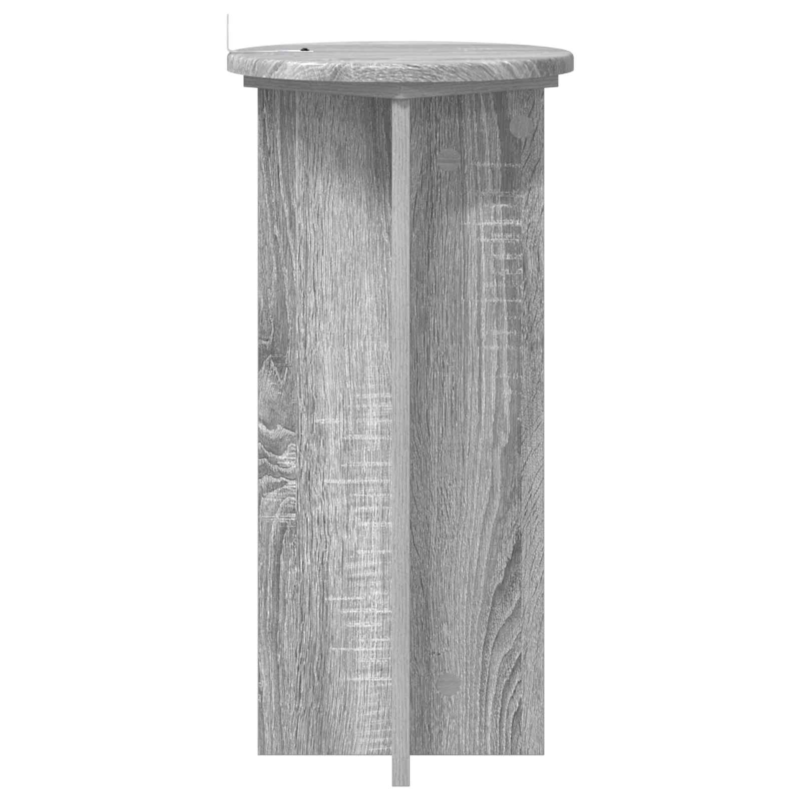 Supporto per piante 2 pz Grigio Sonoma 29,5 x 29,5 x 60 cm