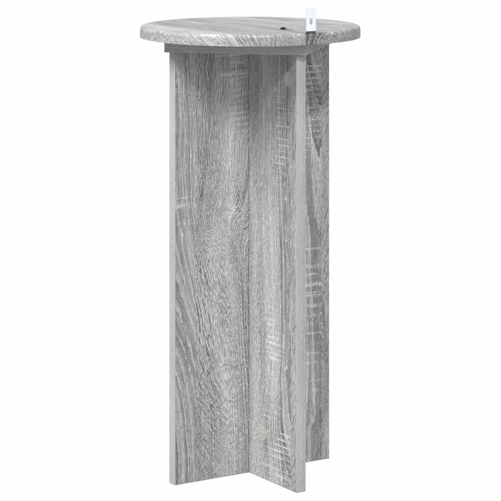 Supporto per piante 2 pz Grigio Sonoma 29,5 x 29,5 x 60 cm