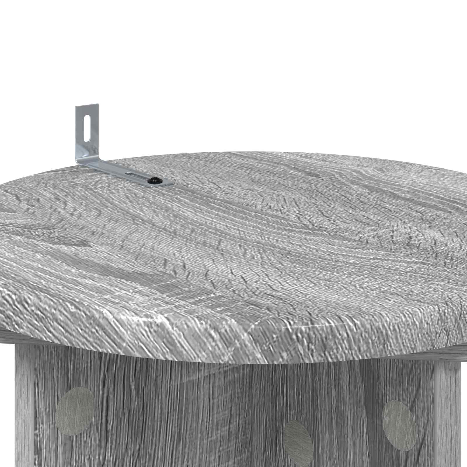 Supporto per piante 2 pz Grigio Sonoma 29,5 x 29,5 x 60 cm