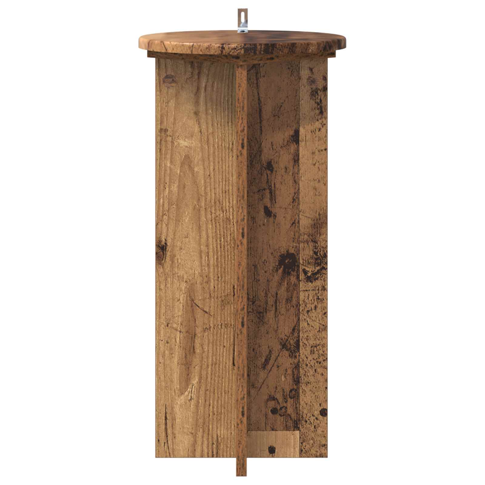Supporto per piante 2 pz Legno antico 29,5 x 29,5 x 60 cm