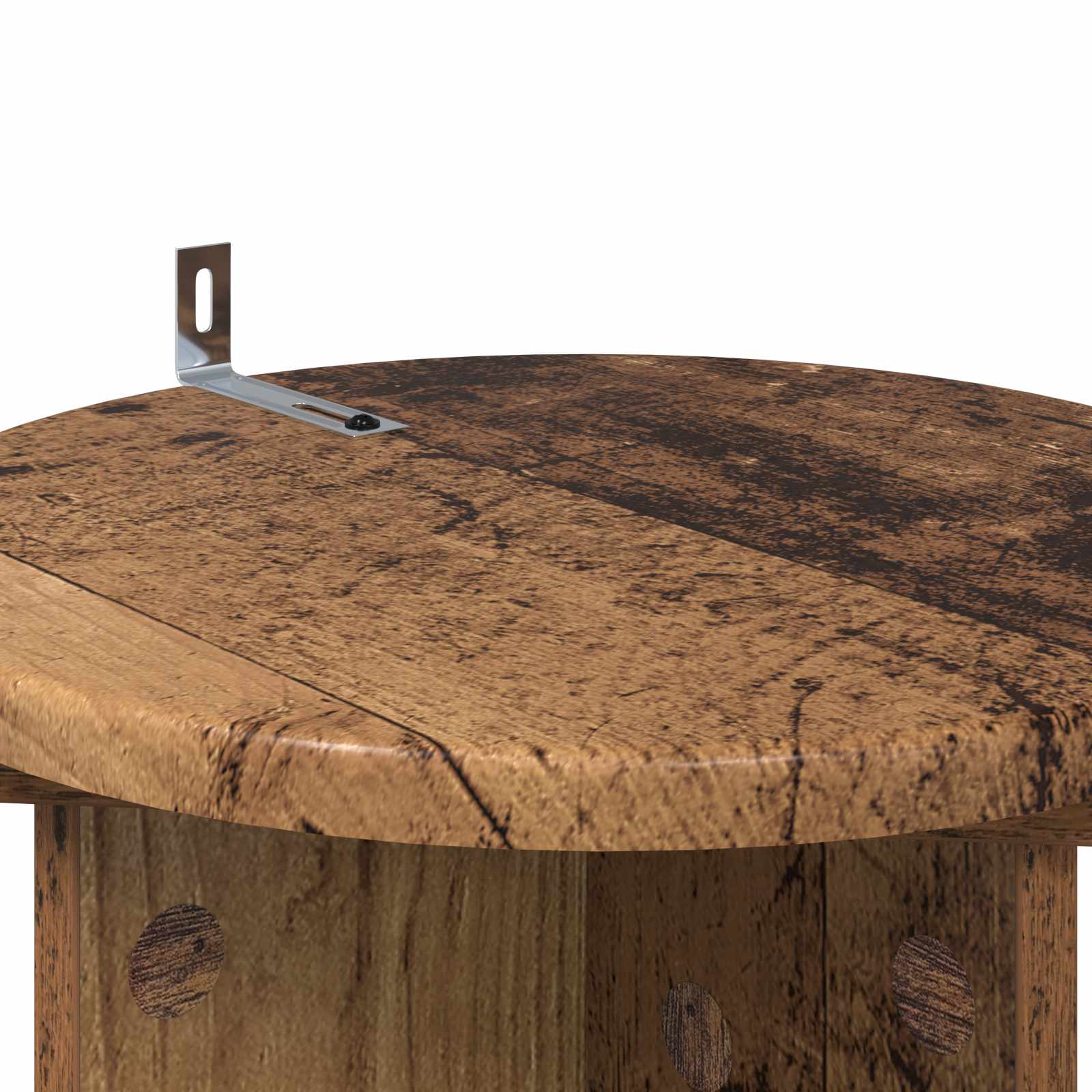 Supporto per piante 2 pz Legno antico 29,5 x 29,5 x 60 cm