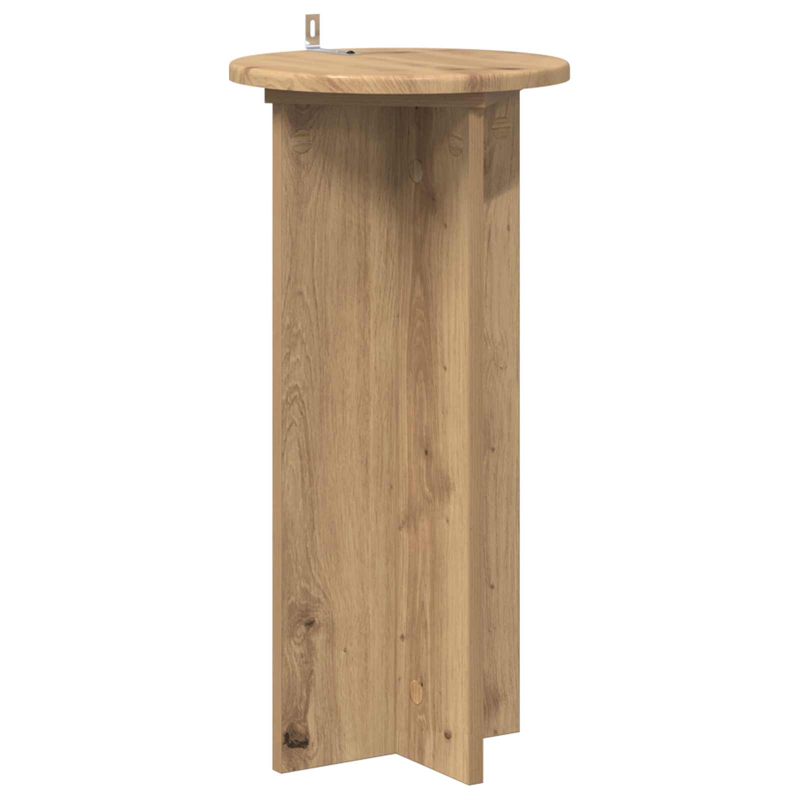 Supporto per piante 2 pz Rovere Artigianale 29,5 x 29,5 x 60 cm