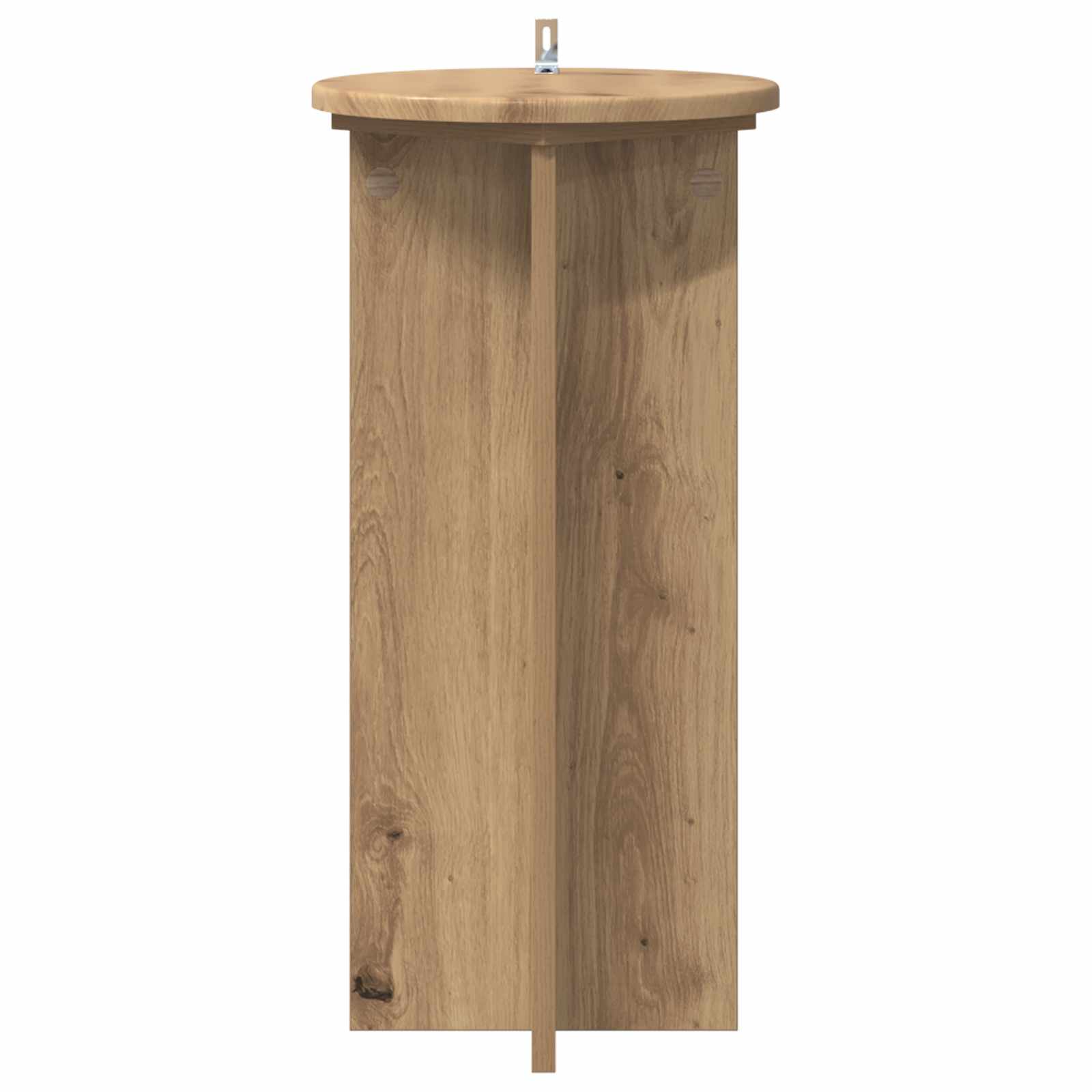 Supporto per piante 2 pz Rovere Artigianale 29,5 x 29,5 x 60 cm