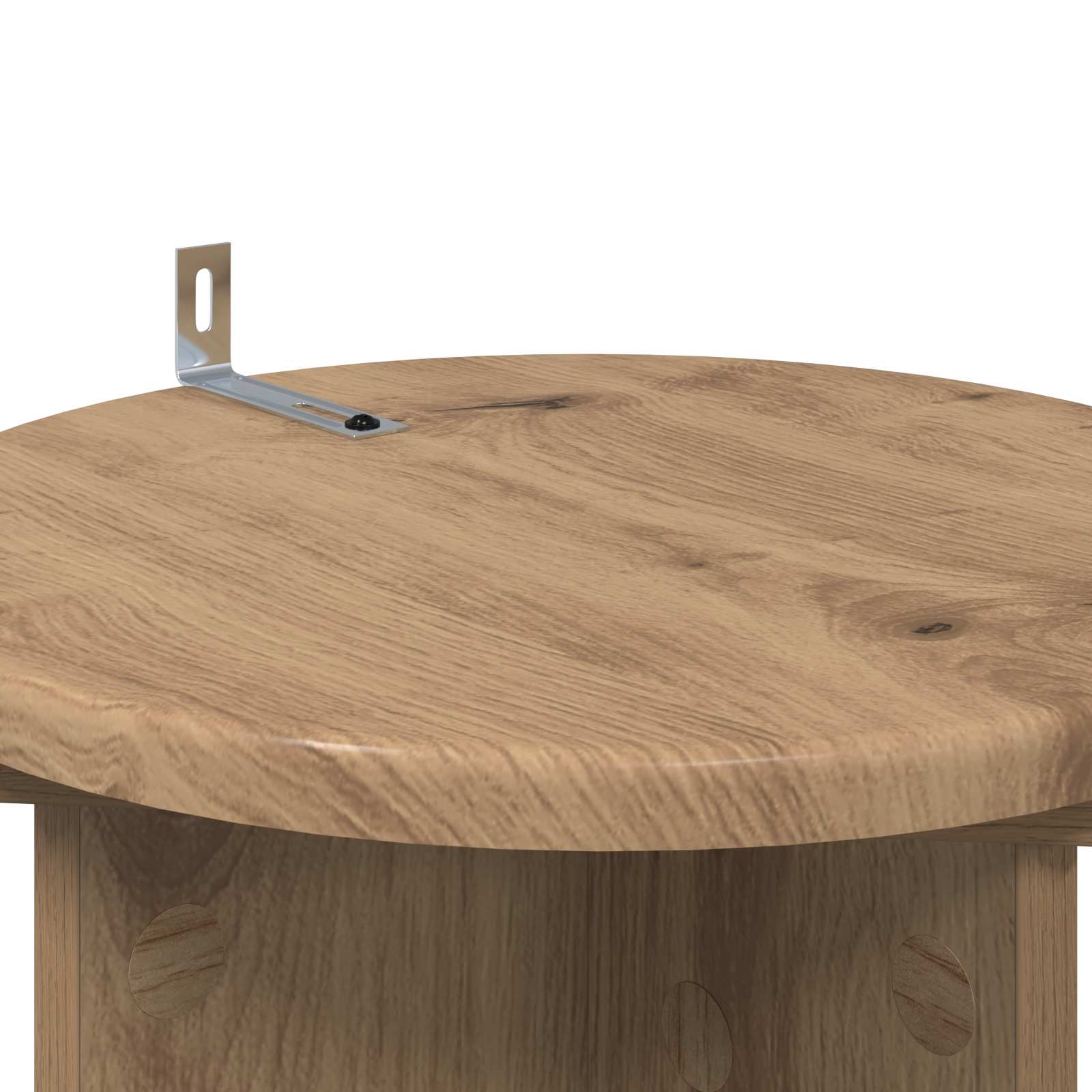 Supporto per piante 2 pz Rovere Artigianale 29,5 x 29,5 x 60 cm