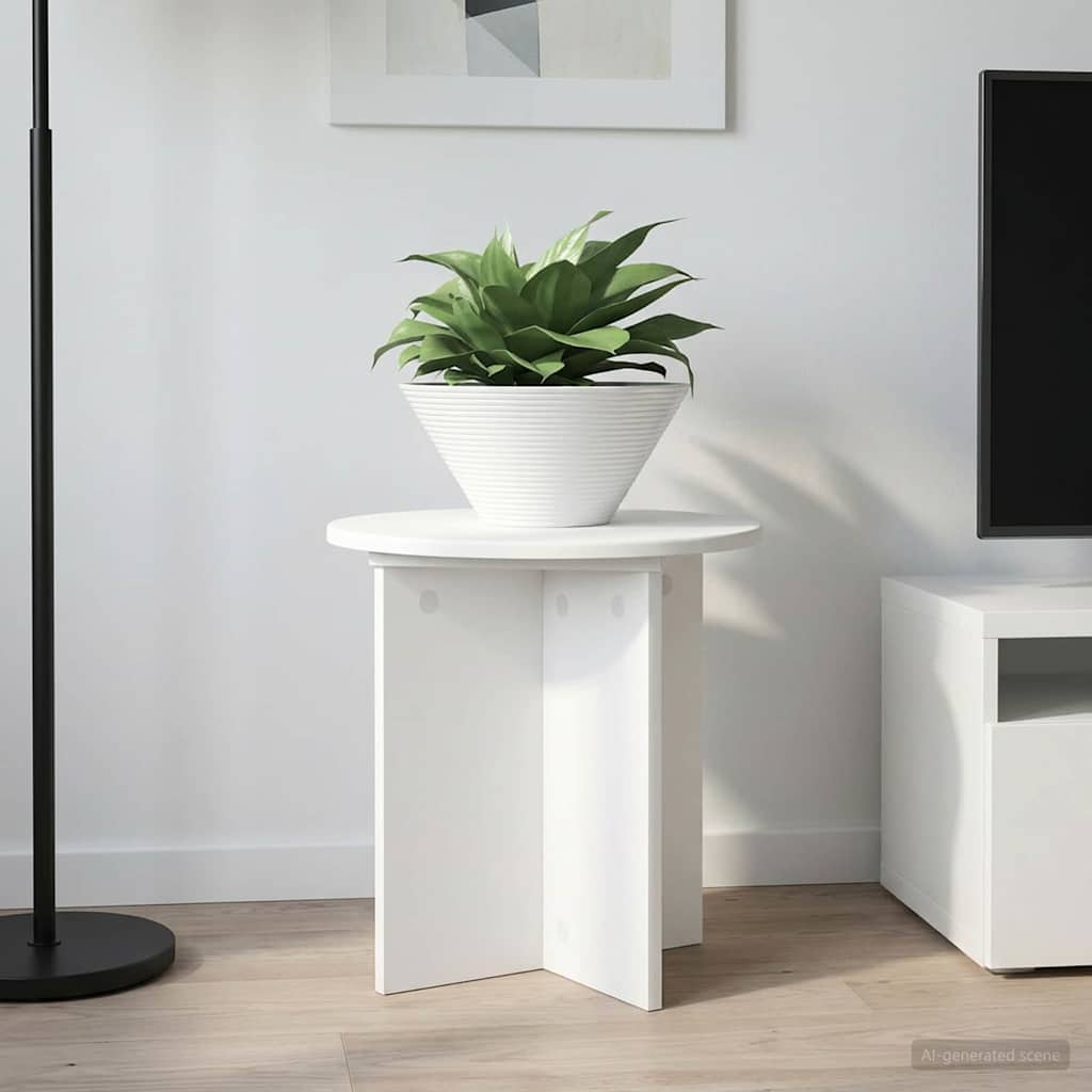Supporto per piante 2 pz Bianco Ø40 x 40 cm
