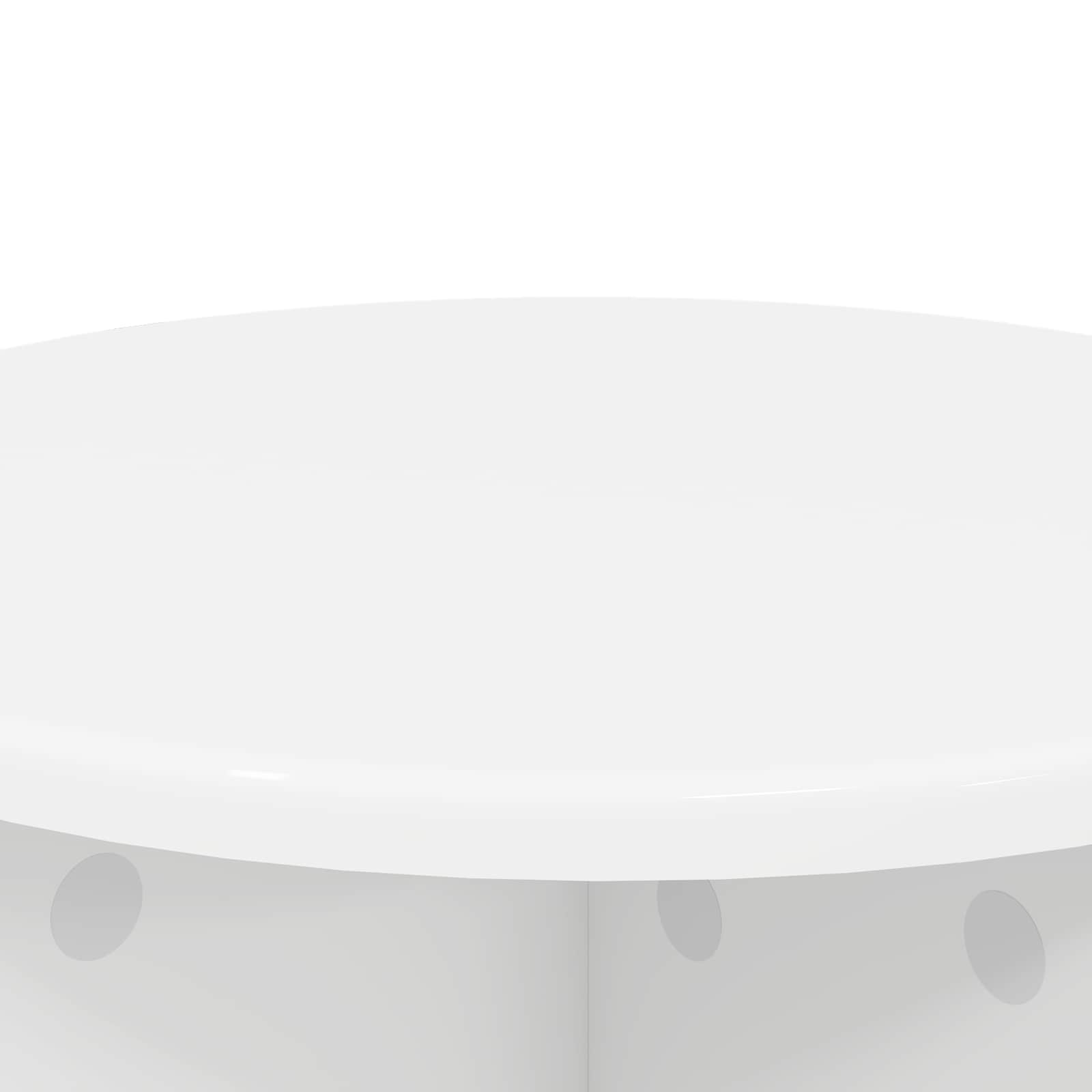 Supporto per piante 2 pz Bianco Ø40 x 40 cm