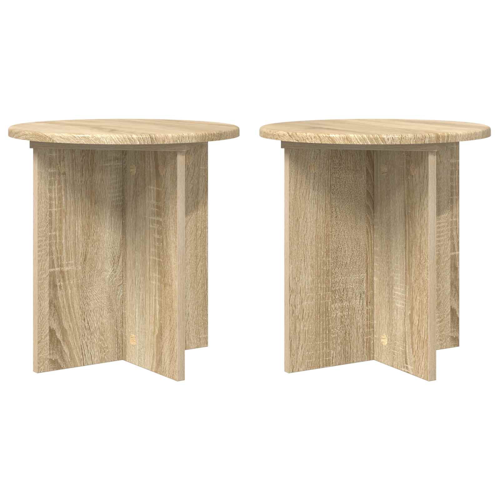 Supporto per piante 2 pz Rovere Sonoma 40 x 40 x 40 cm