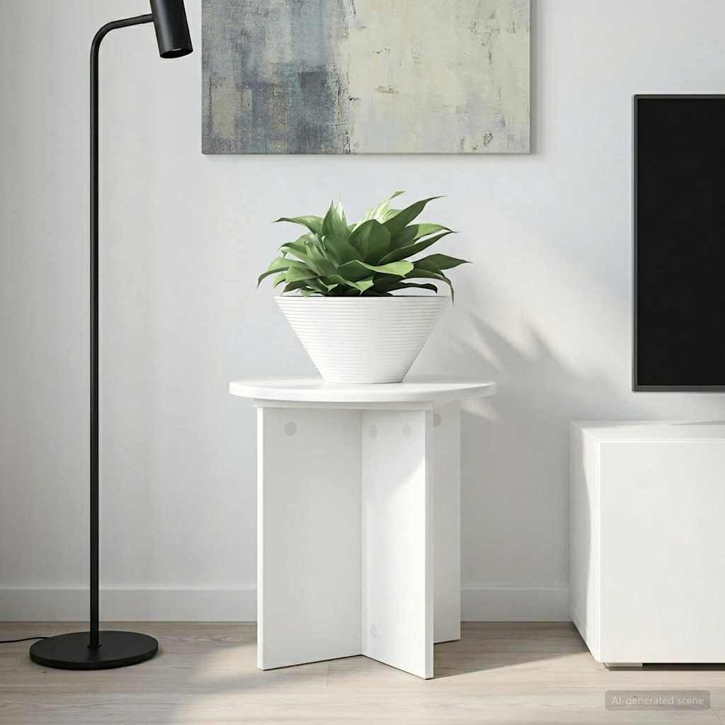 Supporto per piante 2 pz Bianco Lucido 40 x 40 x 40 cm