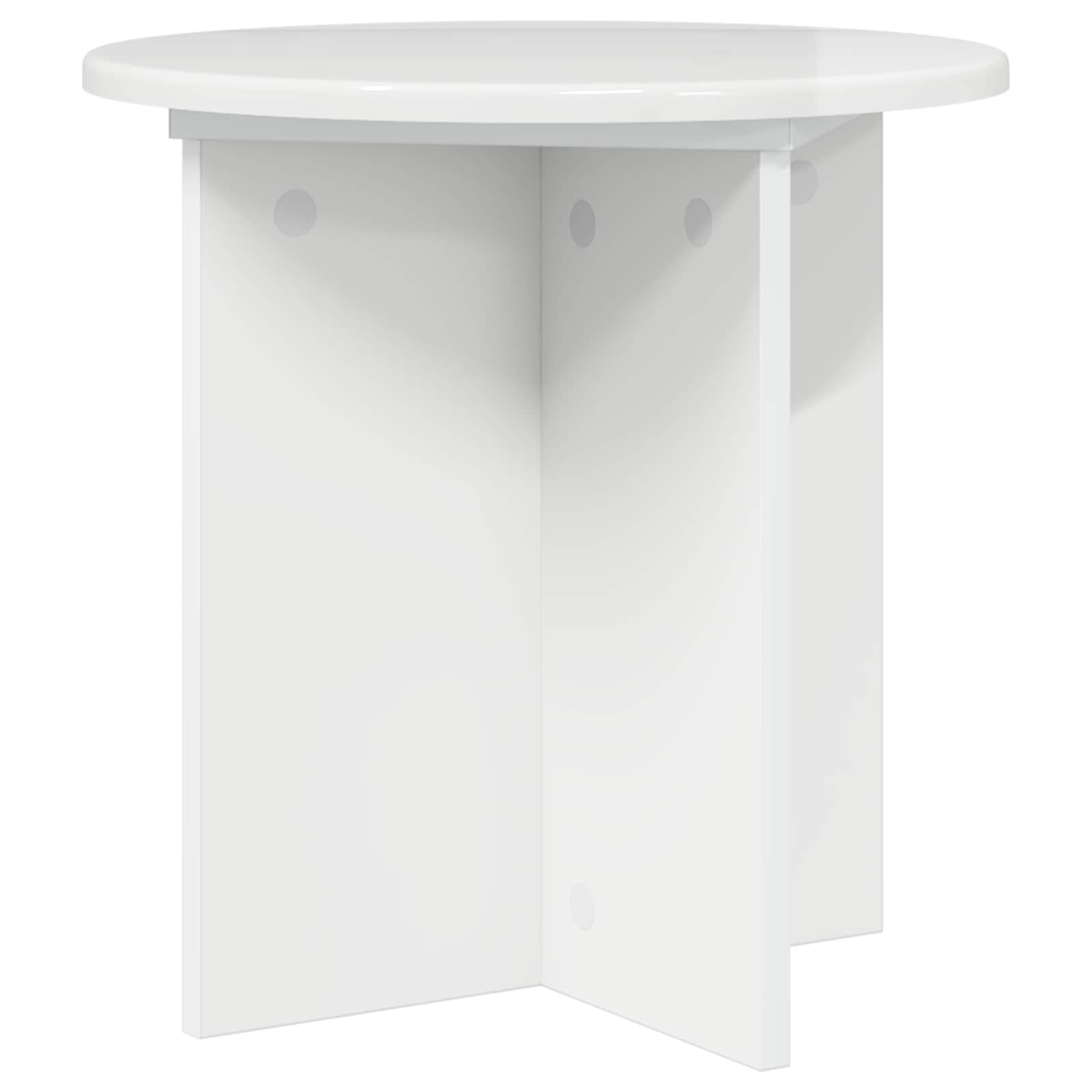 Supporto per piante 2 pz Bianco Lucido 40 x 40 x 40 cm