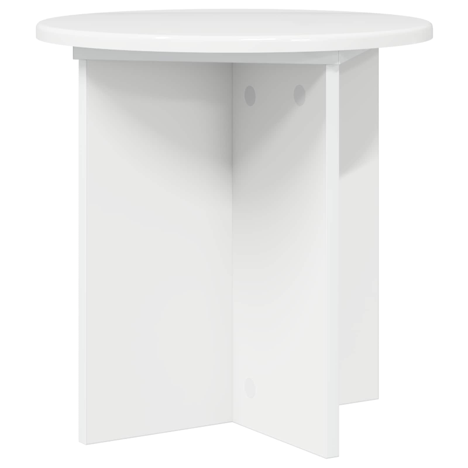 Supporto per piante 2 pz Bianco Lucido 40 x 40 x 40 cm