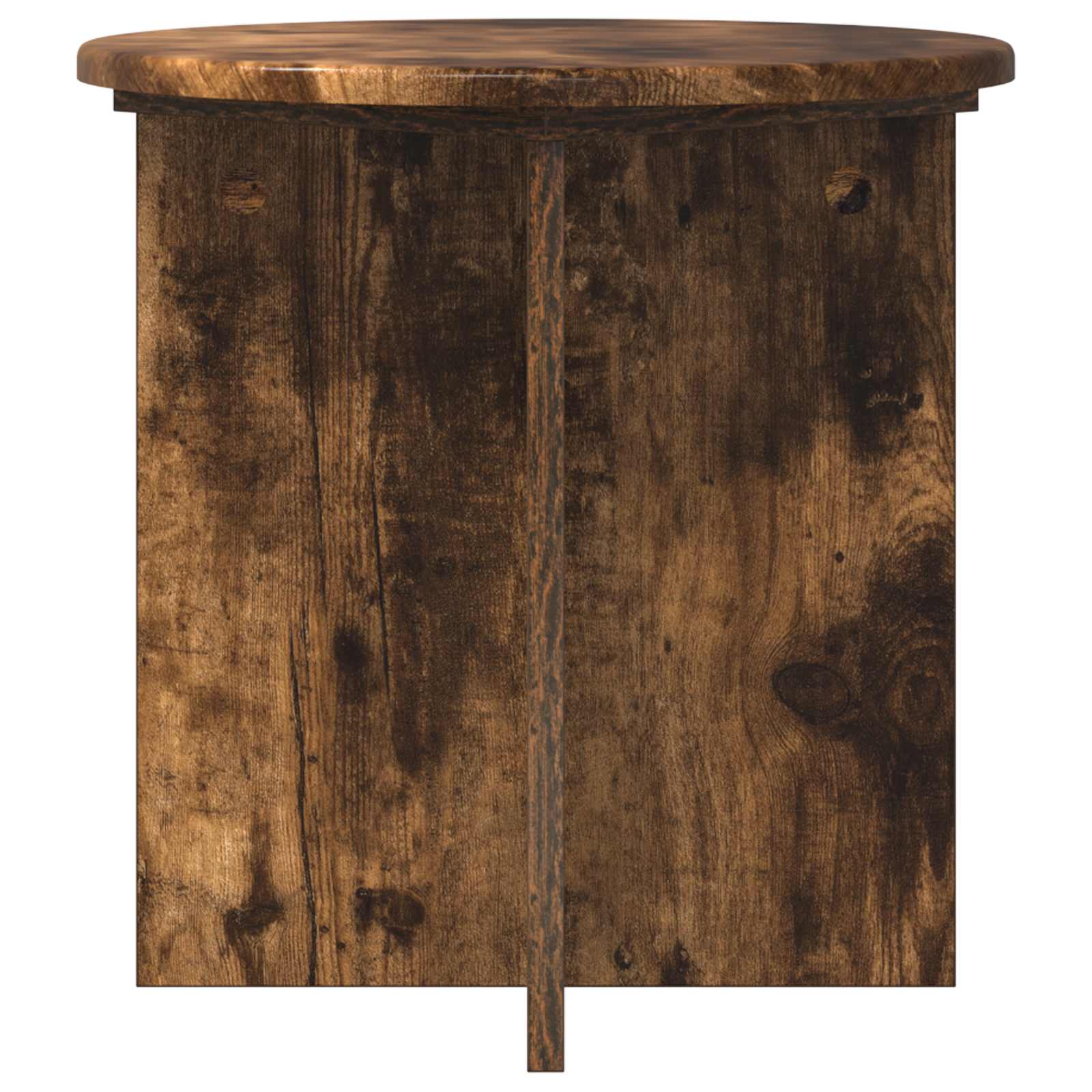 Supporto per piante 2 pz Rovere Fumo 40 x 40 x 40 cm
