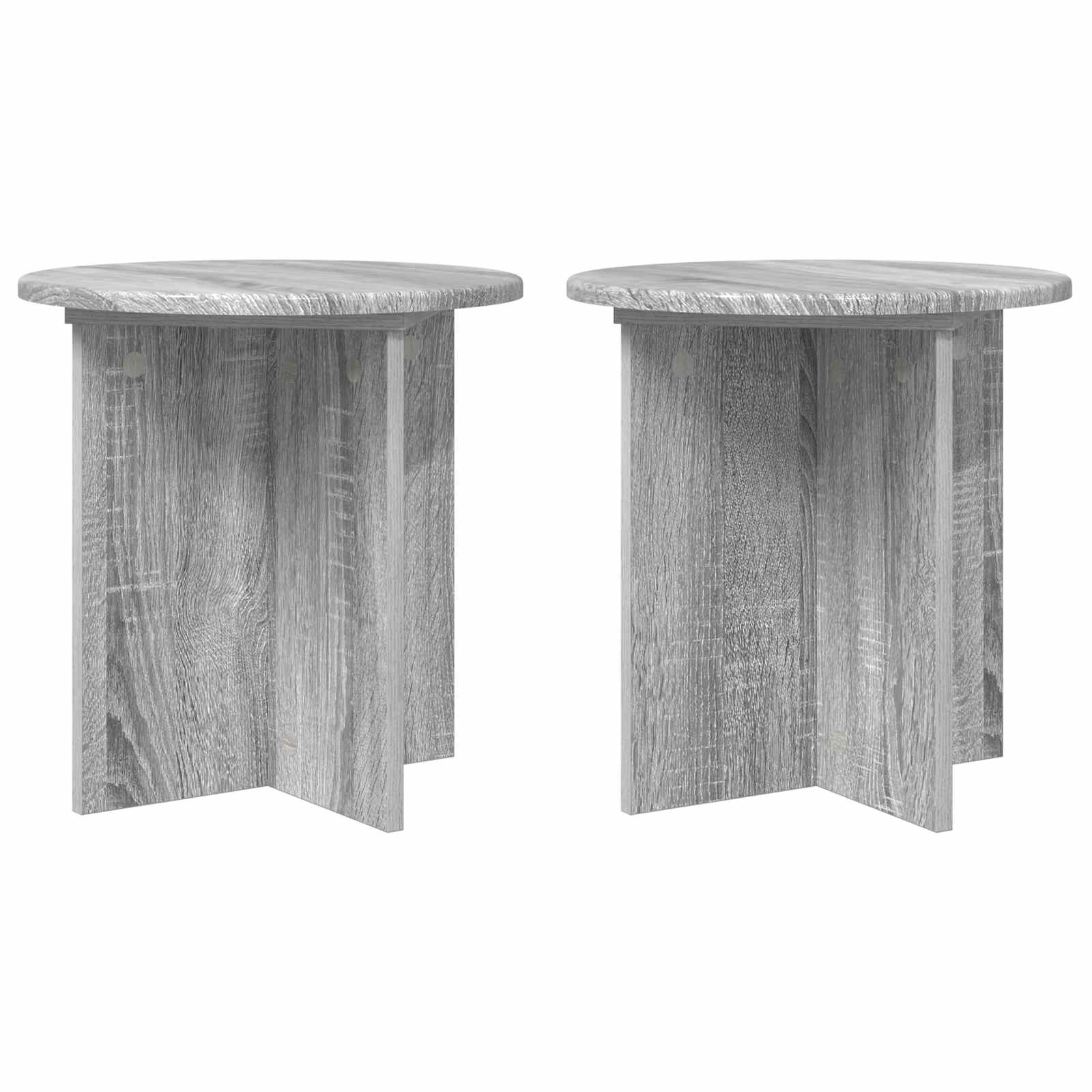 Supporto per piante 2 pz Grigio Sonoma 40 x 40 x 40 cm