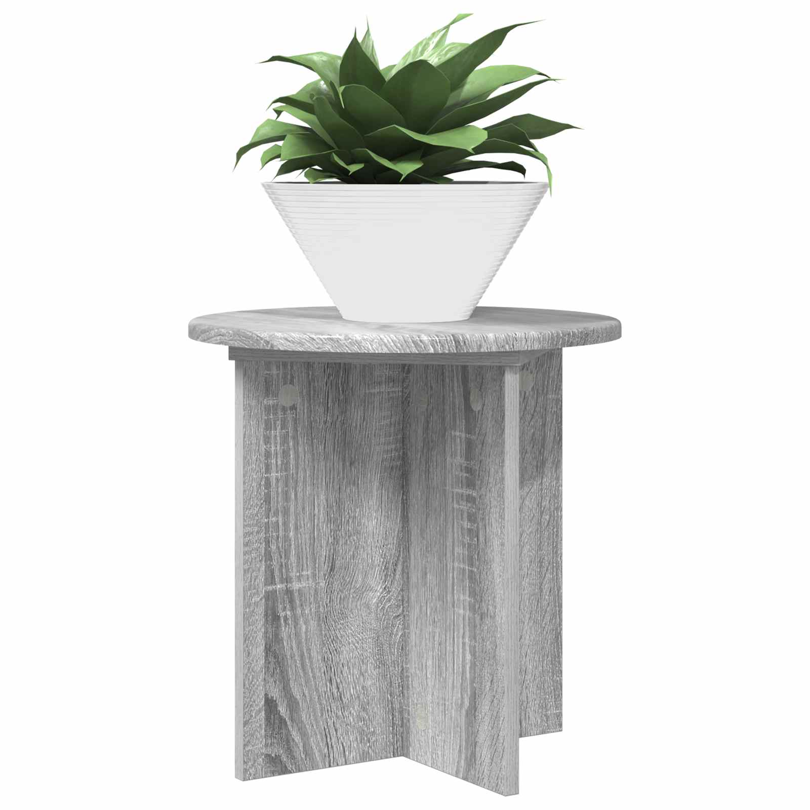 Supporto per piante 2 pz Grigio Sonoma 40 x 40 x 40 cm