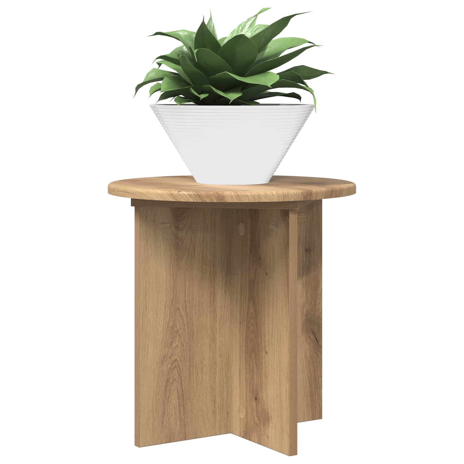 Supporto per piante 2 pz Rovere Artigianale 40 x 40 x 40 cm